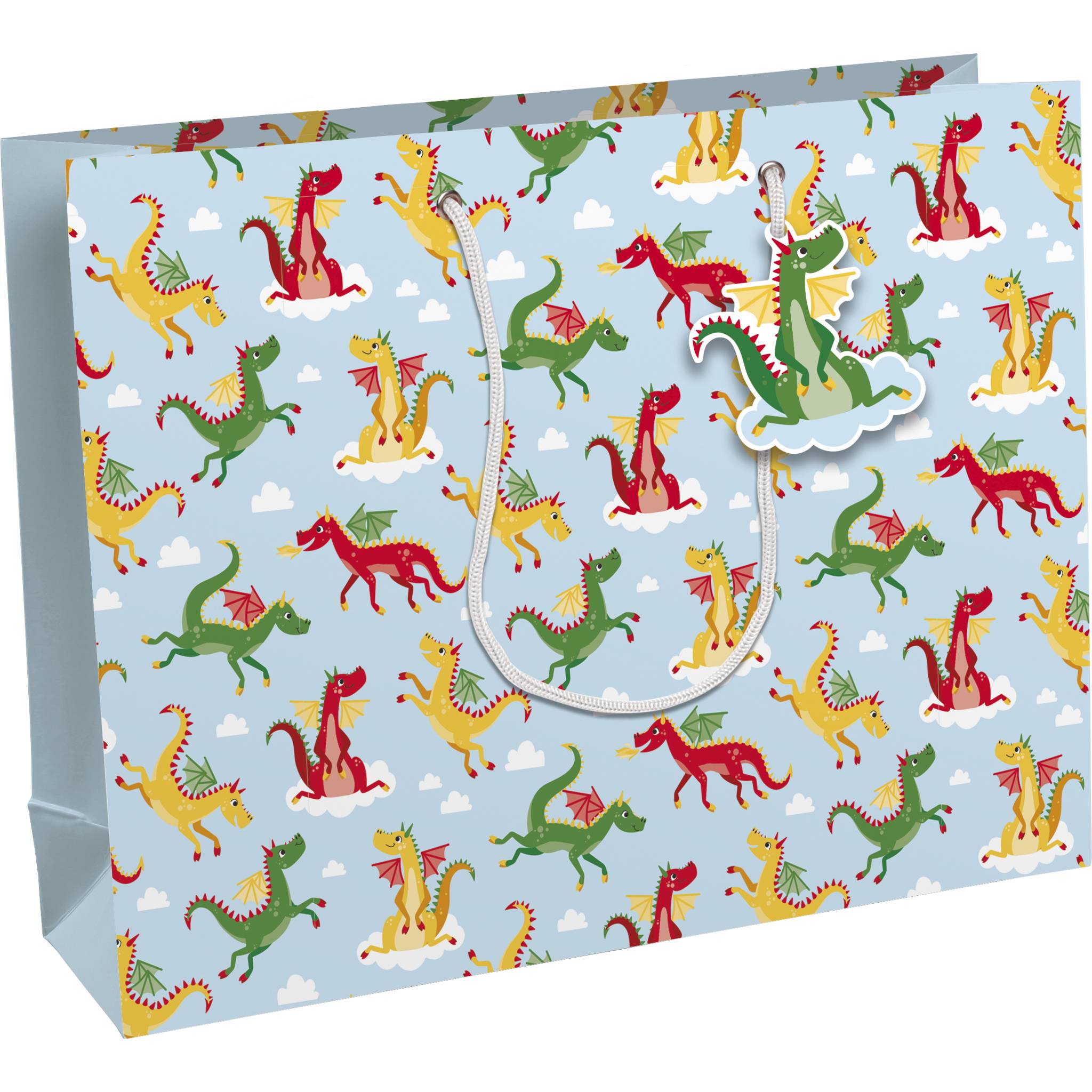 Clairefontaine 6x Drachen, Geschenktasche 37x11,8x27,5 Mehrfarbig 32475-6C