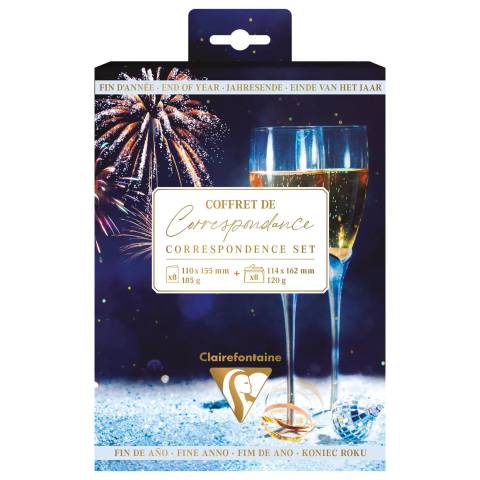 Clairefontaine 5x Korrespondenzset Jahresende - 81004C