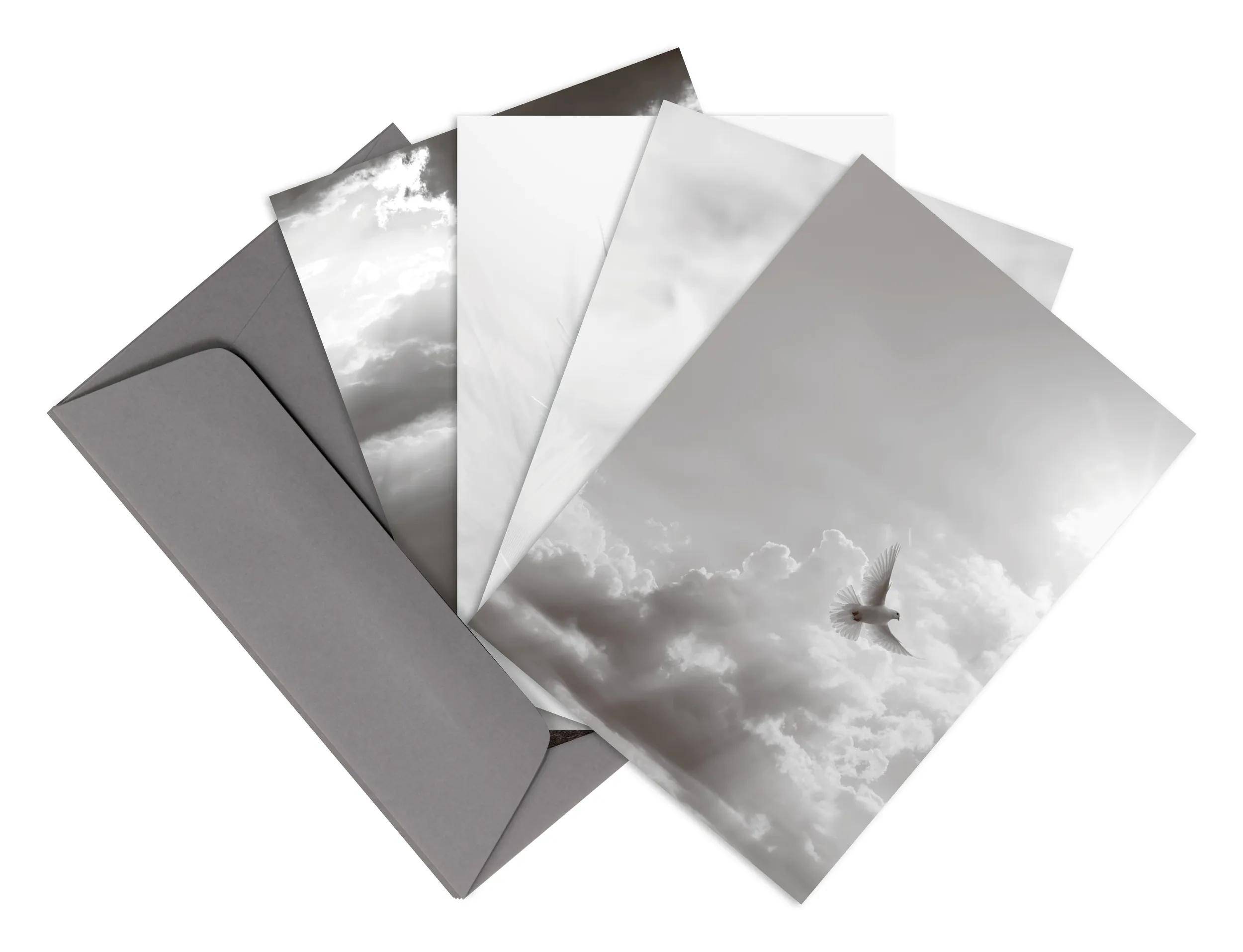Clairefontaine 5x Korrespondenzset Trauer - 81003C