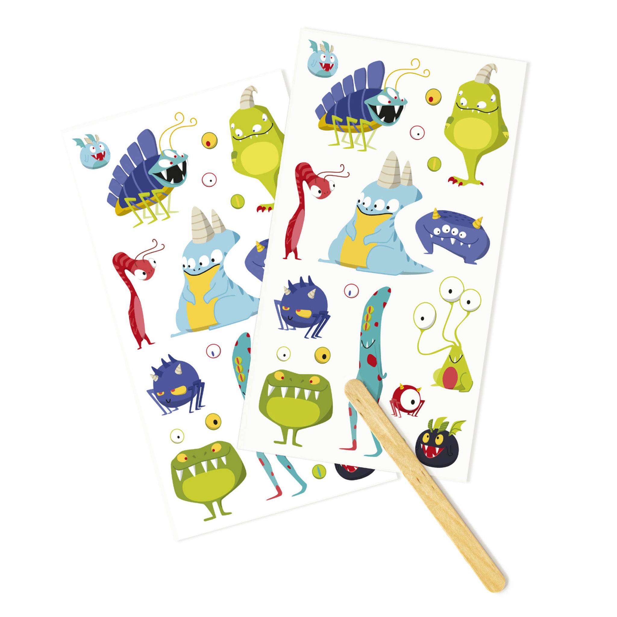 Avenue Mandarine 6x Decalco' Mania, Monster - Mehrfarbig CC062C