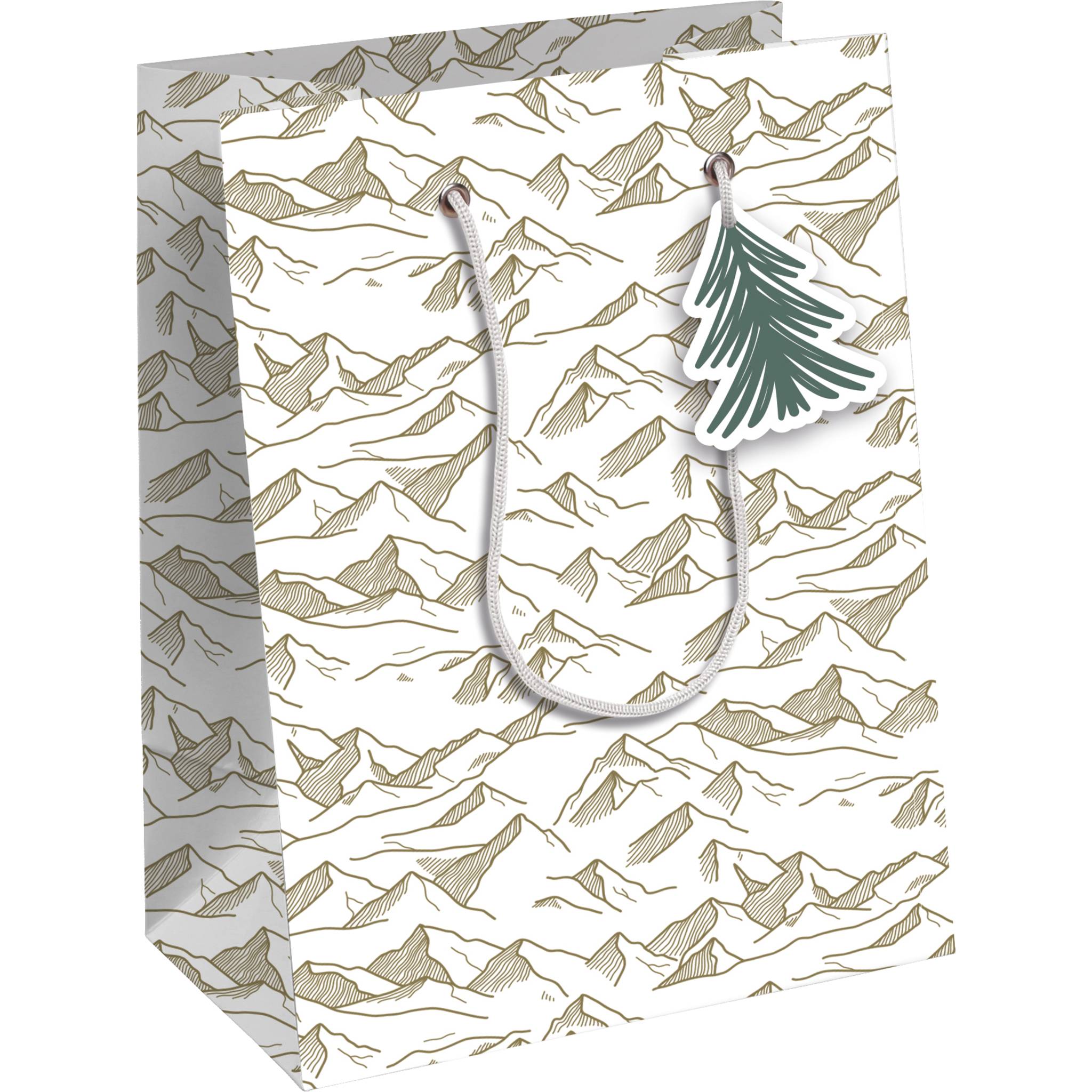 Clairefontaine 6x Höhenlage Geschenktasche 21,5x10,2x25,3cm - Weiß X-32802-3C