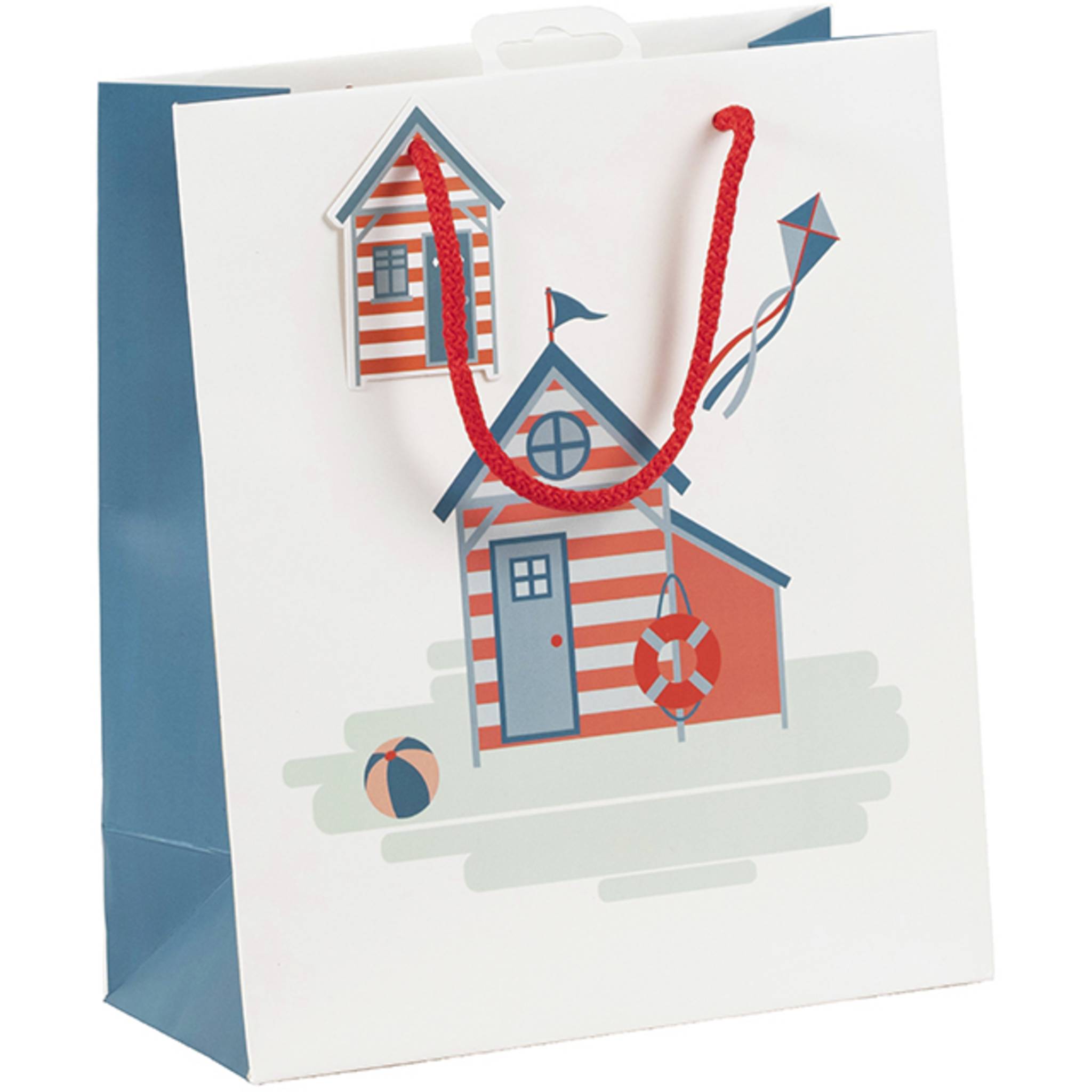 Clairefontaine 6x Geschenktasche M Dieppe, 21,5x10,2x25,3cm - Weiß 30648-3C