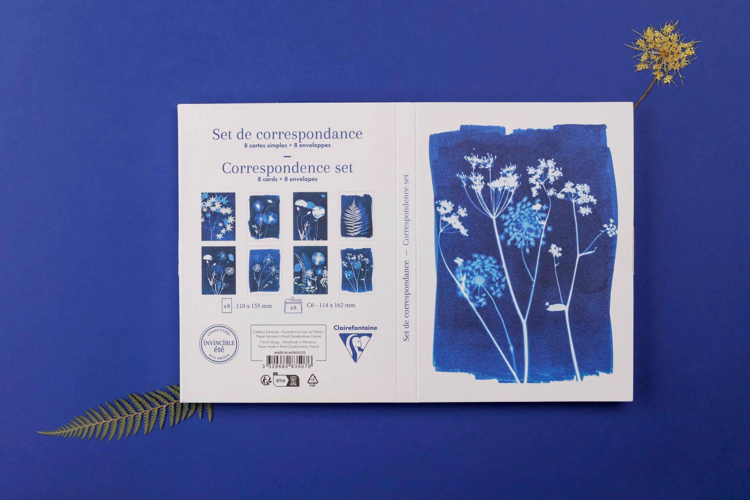 Clairefontaine 5x Korrespondenzset 12x16,5 cm mit Motiven 83507C