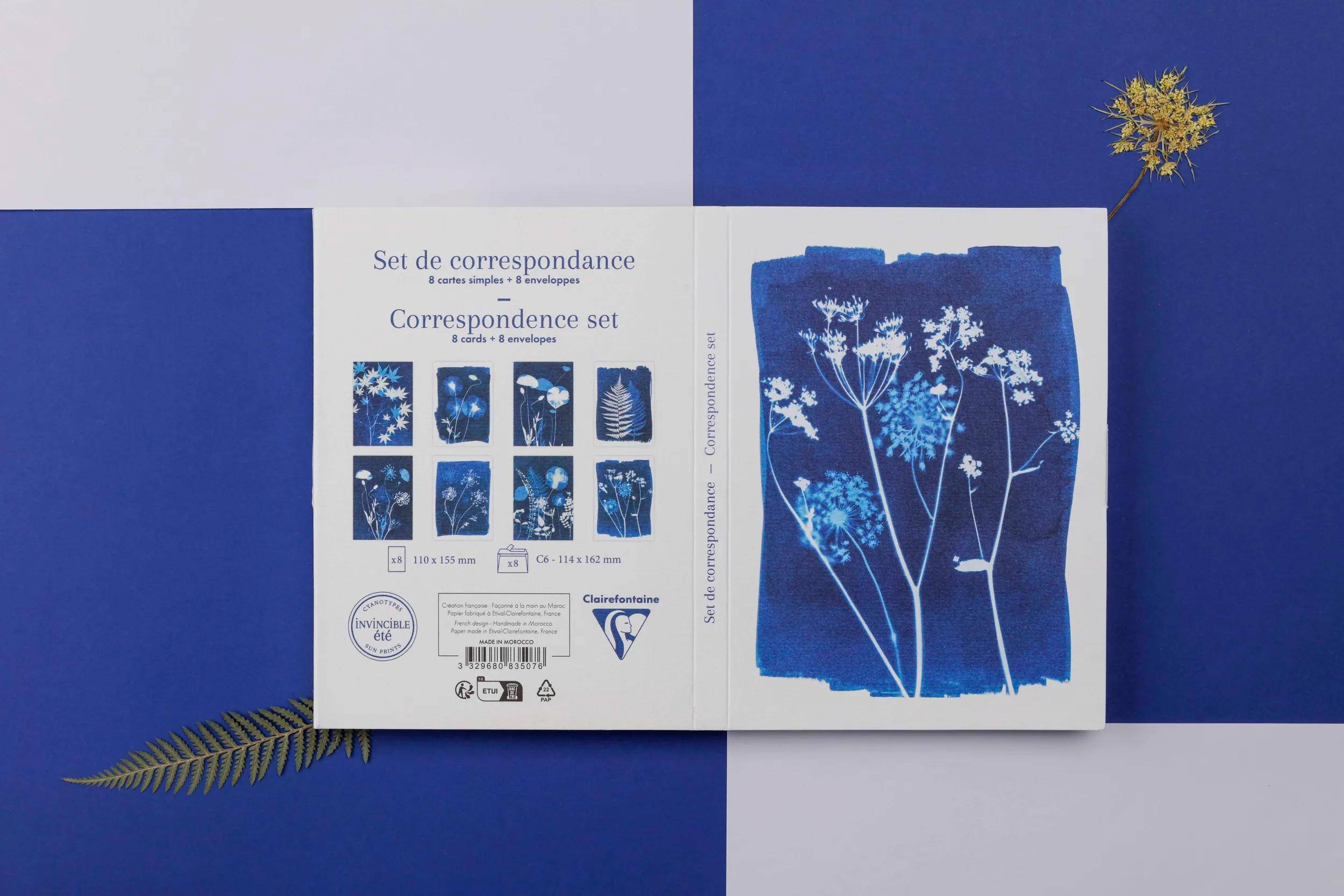 Clairefontaine 5x Korrespondenzset 12x16,5 cm mit Motiven 83507C