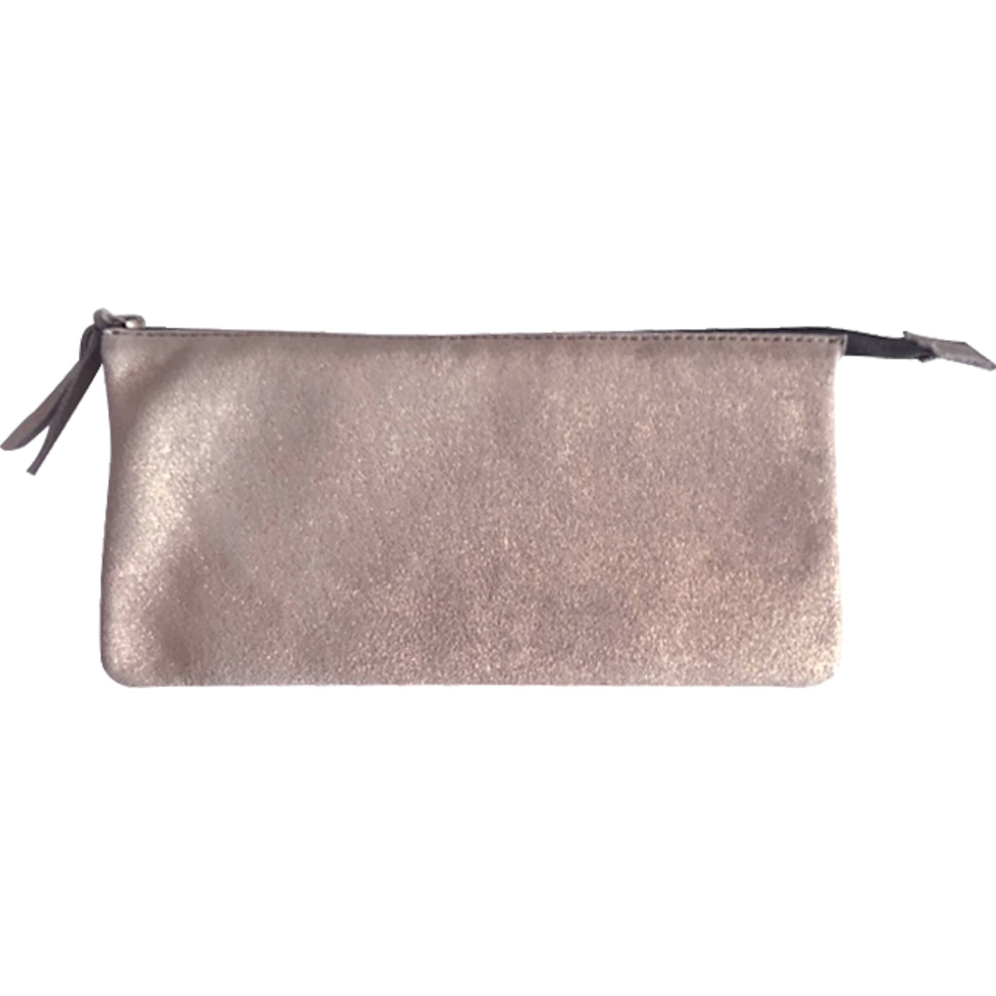 Clairefontaine 4x Große Tasche aus Leder 22x11cm Kupfer 400045C