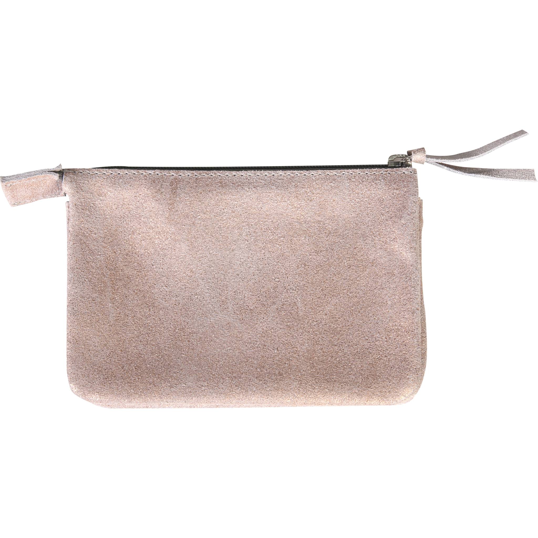 Clairefontaine 4x Kleine Tasche aus Leder 13x9cm Kupfer 400042C