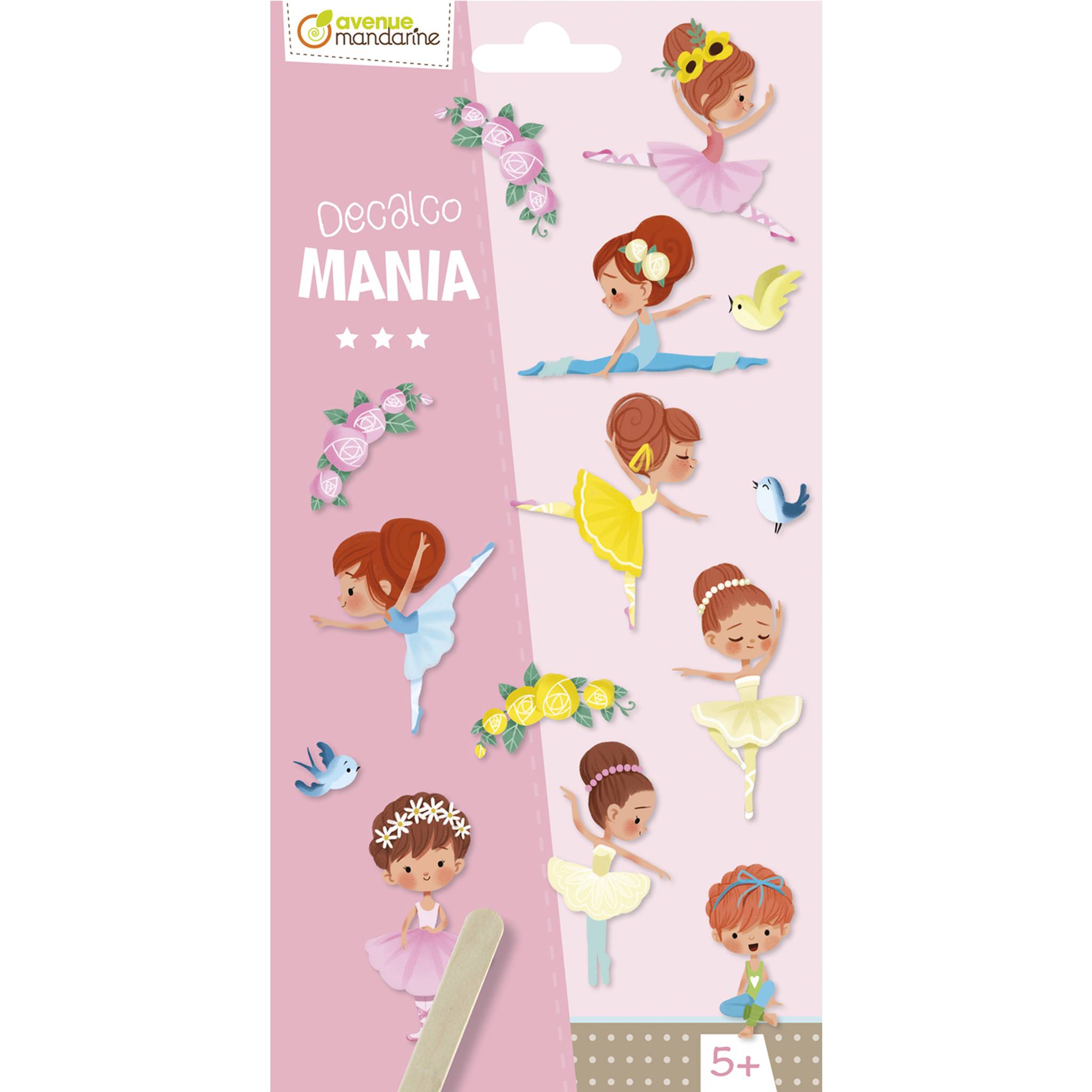 Avenue Mandarine 6x Decalco' Mania, Tänzerinnen - Mehrfarbig CC046C