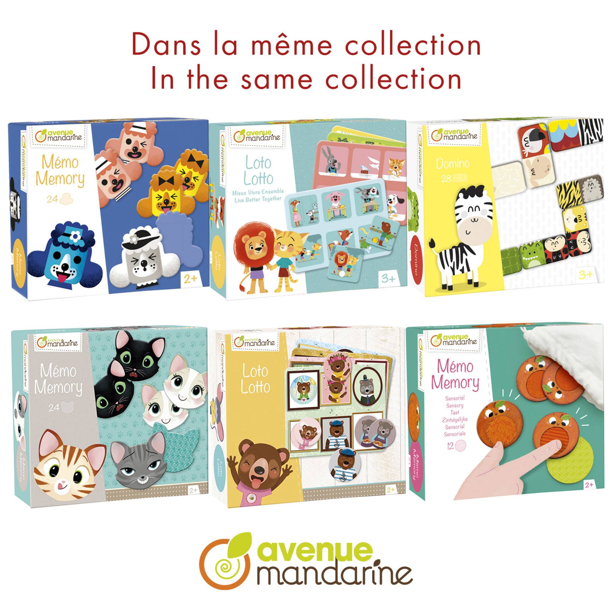 Avenue Mandarine 2x Lotto, Haustiere - Mehrfarbig 42761O