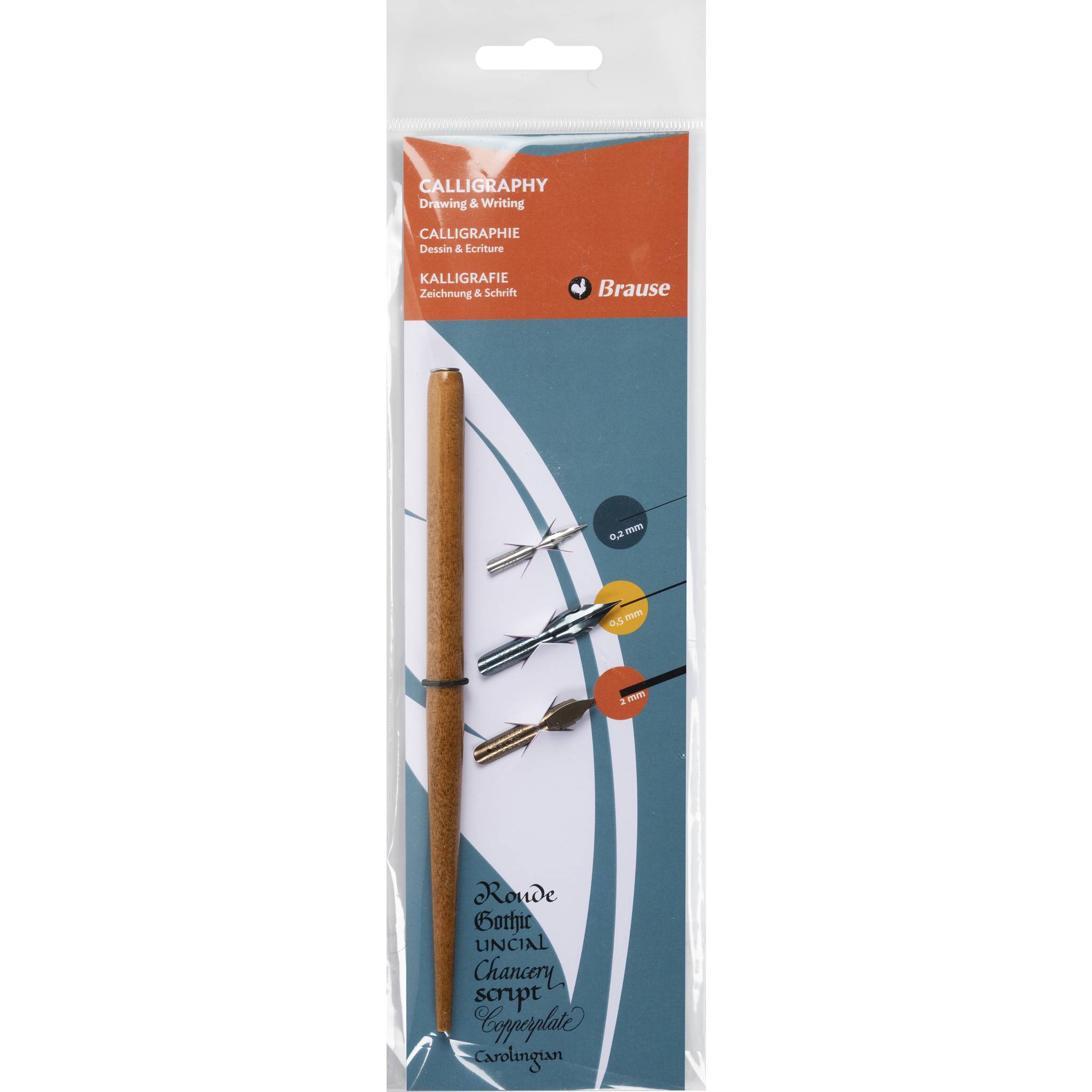 Brause 5x Kalligrafieset, Schreiben, Zeichnen 16003B
