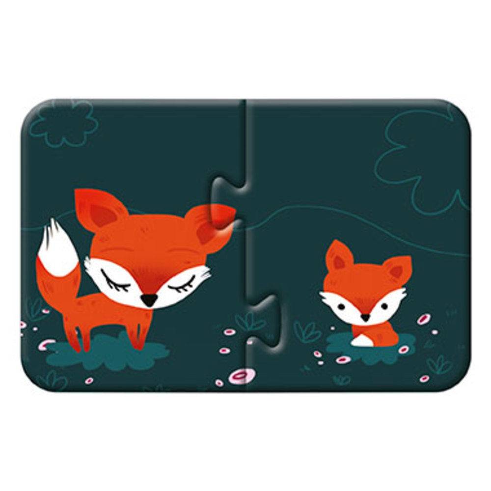 Avenue Mandarine 2x 2-teilige Puzzles, Mutter/Baby - Mehrfarbig JE502O