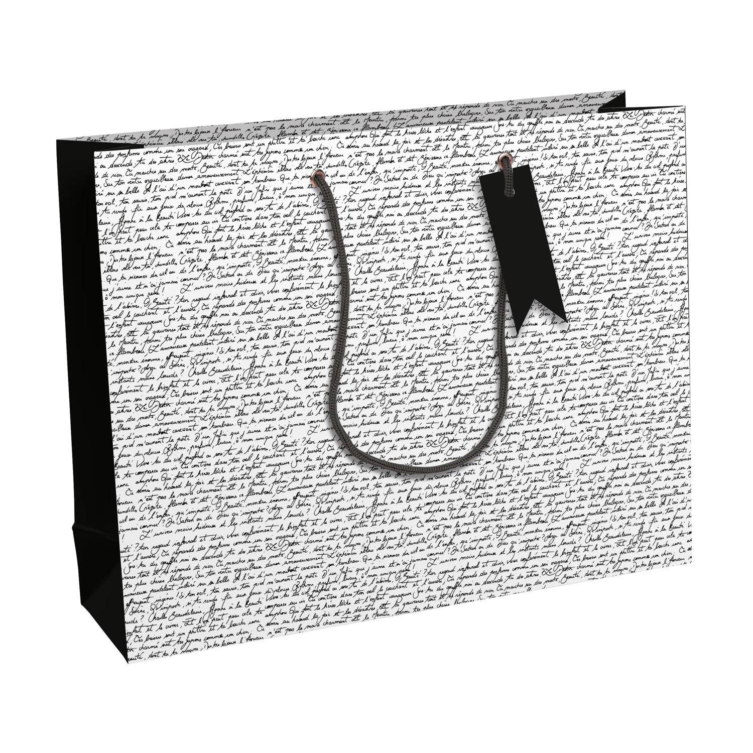 Clairefontaine 6x Baudelaire, Geschenktasche Shopping 37,3x11 ,8x27,5cm 32493-6C