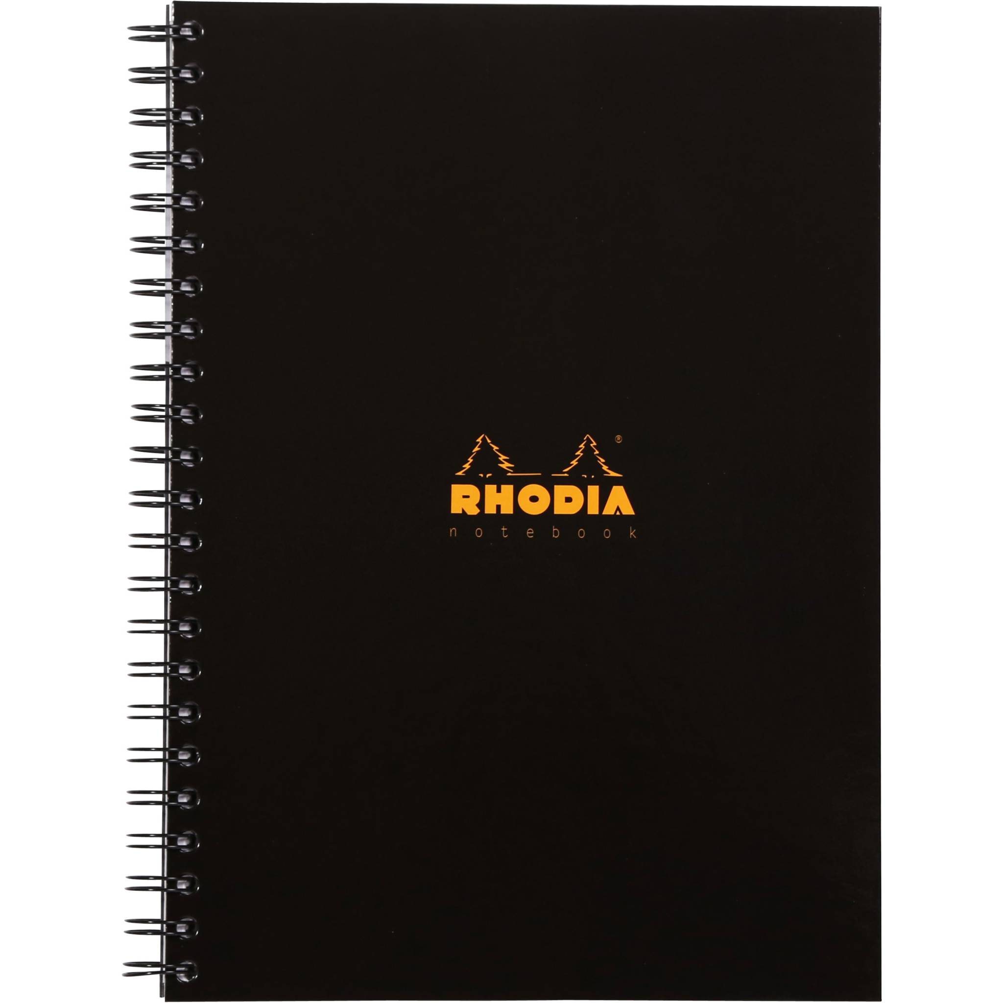 Rhodia 3x Notebook mit Doppelspiralbindung A4 (nur in Englisch) Schwarz 119232C