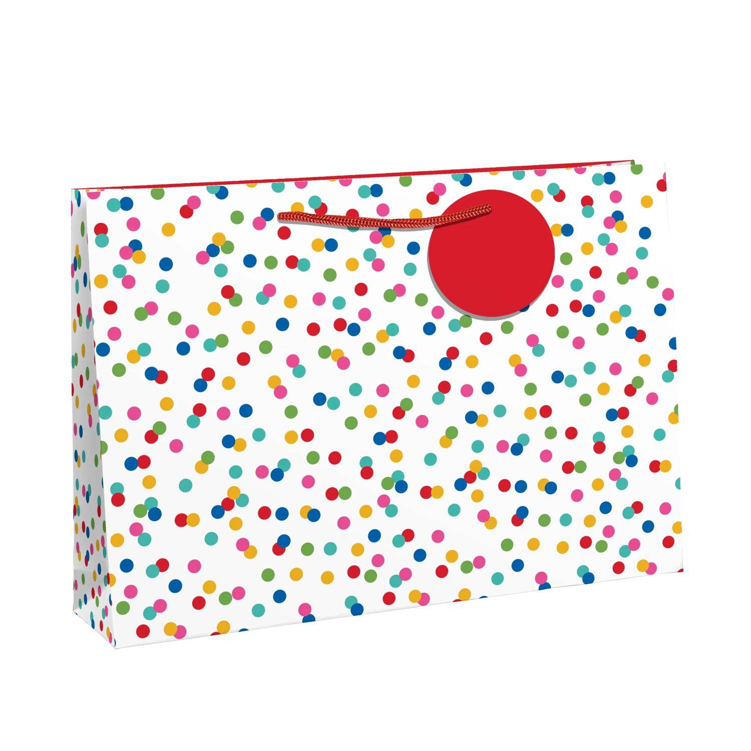 Clairefontaine 6x Geschenktasche Shopping, 37,3x11,8x27,5cm Mehrfarbig 26988-6C