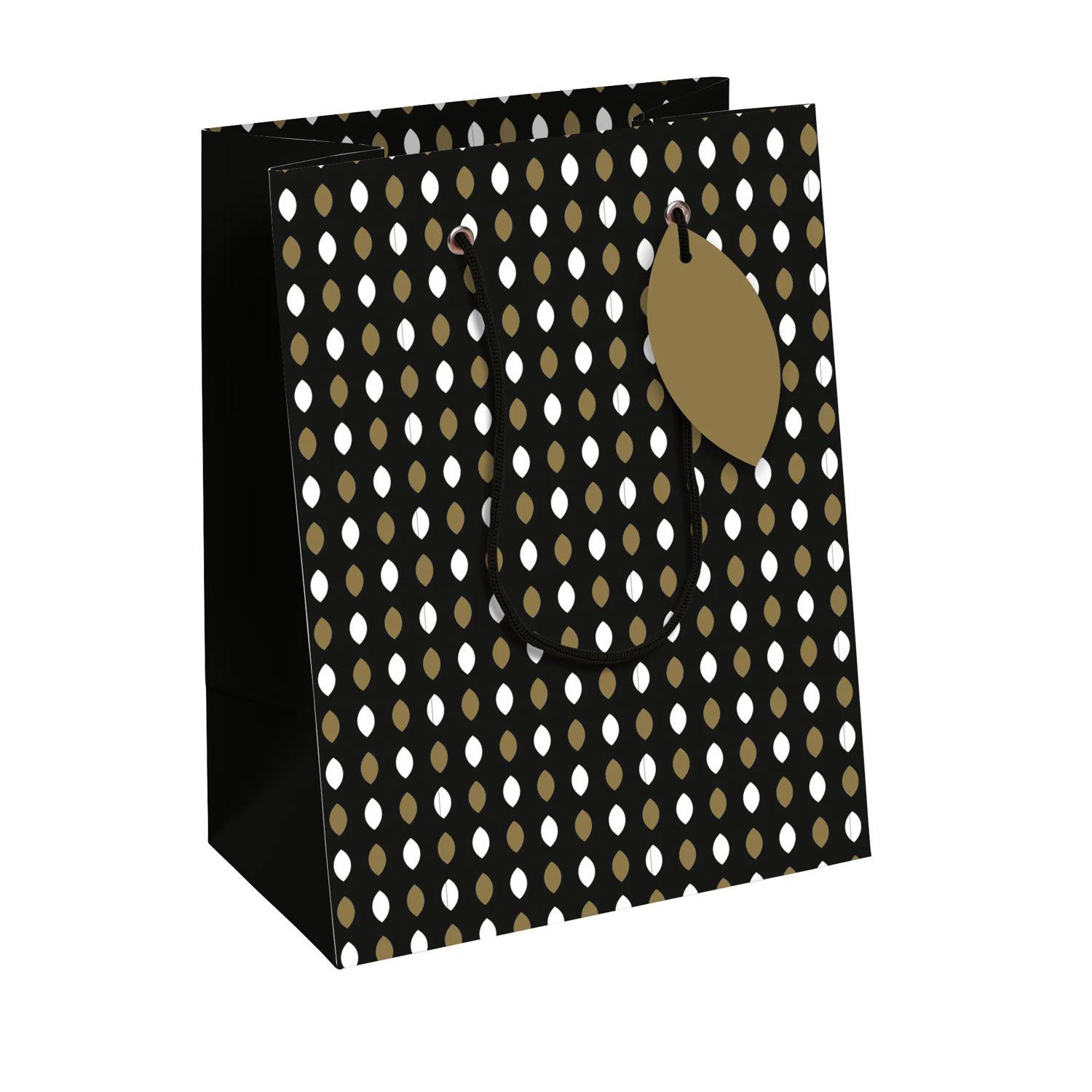 Clairefontaine 6x Elegant, Geschenktasche M 21,5x10,2x25,3cm Schwarz 32490-3C