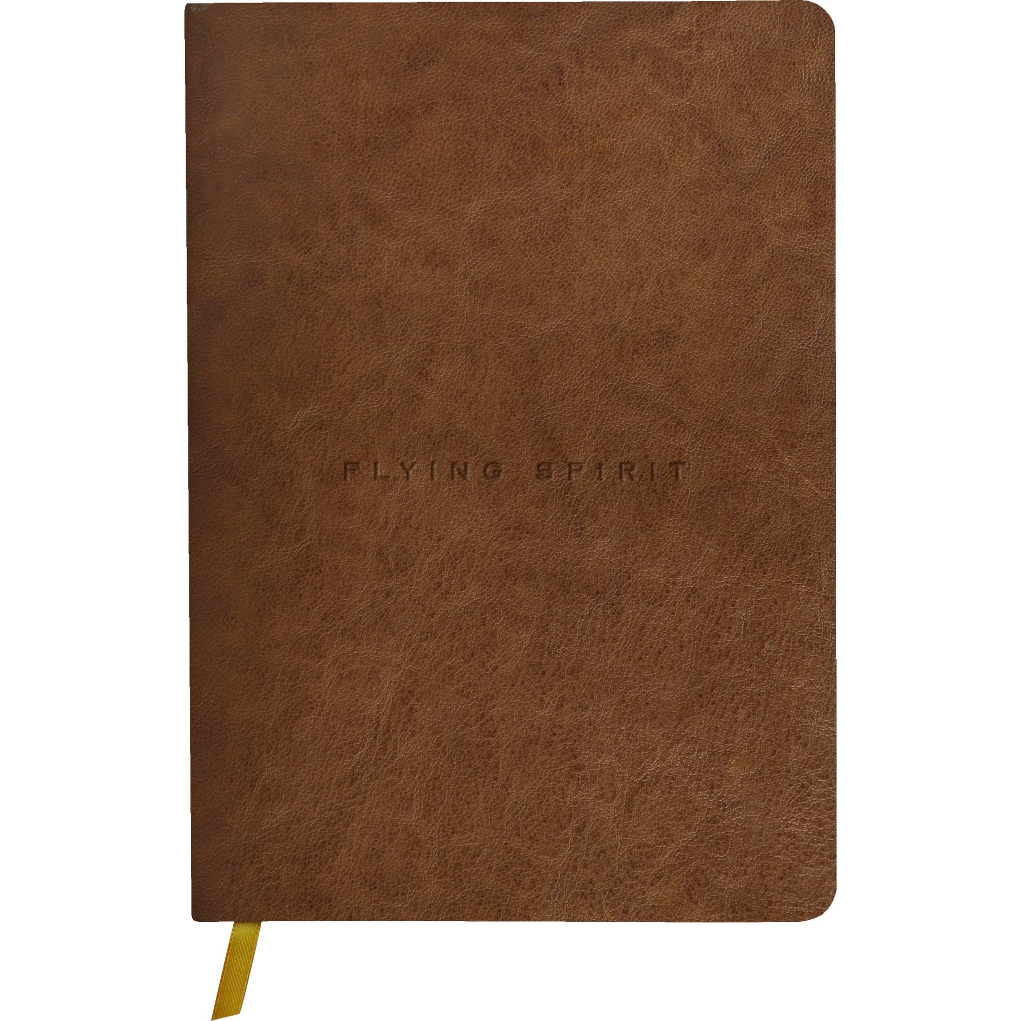 Clairefontaine 3x Notizbuch A5 mit Fadenbindung 90 Blatt liniert Cognac 106946C