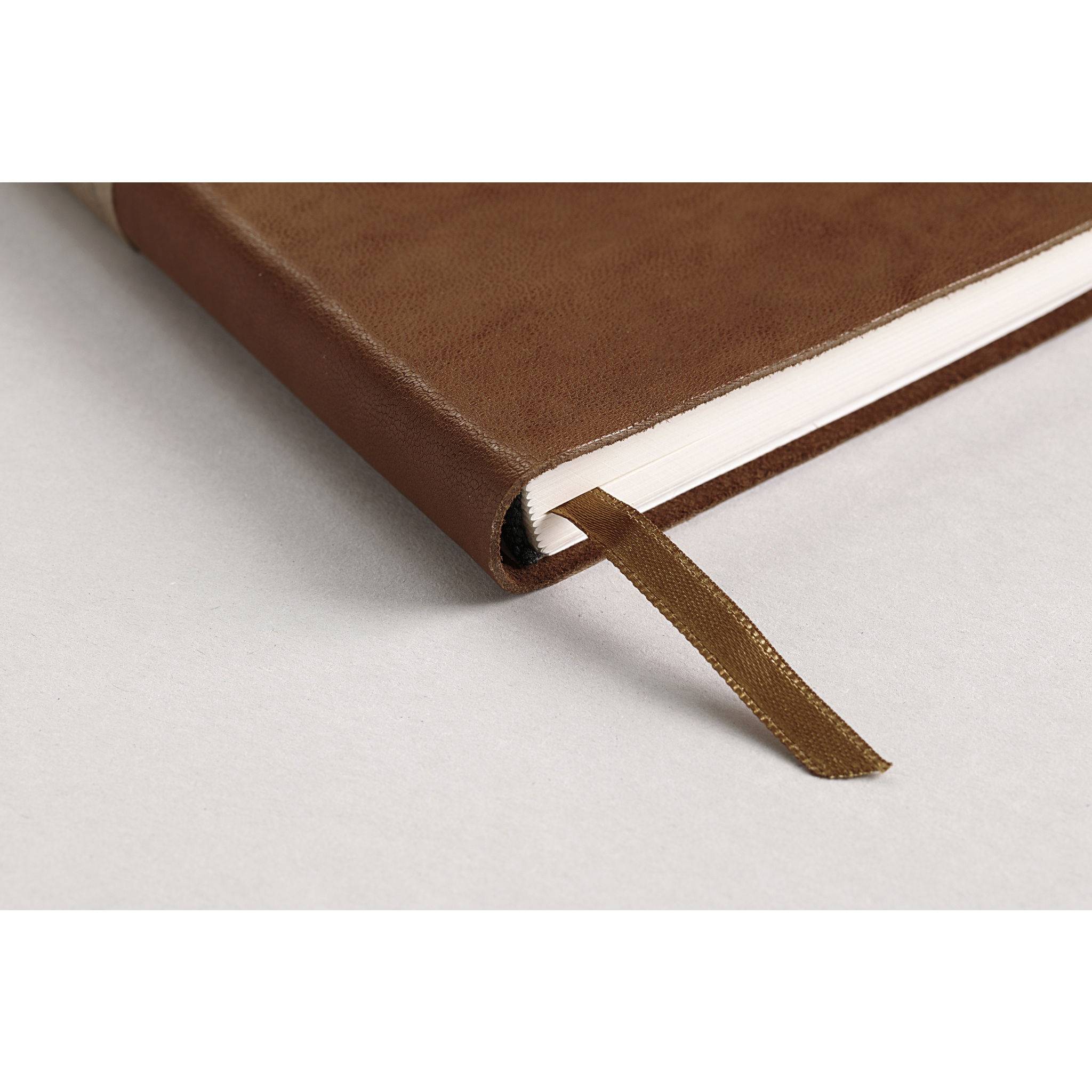 Clairefontaine 3x Notizbuch A5 mit Fadenbindung 90 Blatt liniert Cognac 106946C