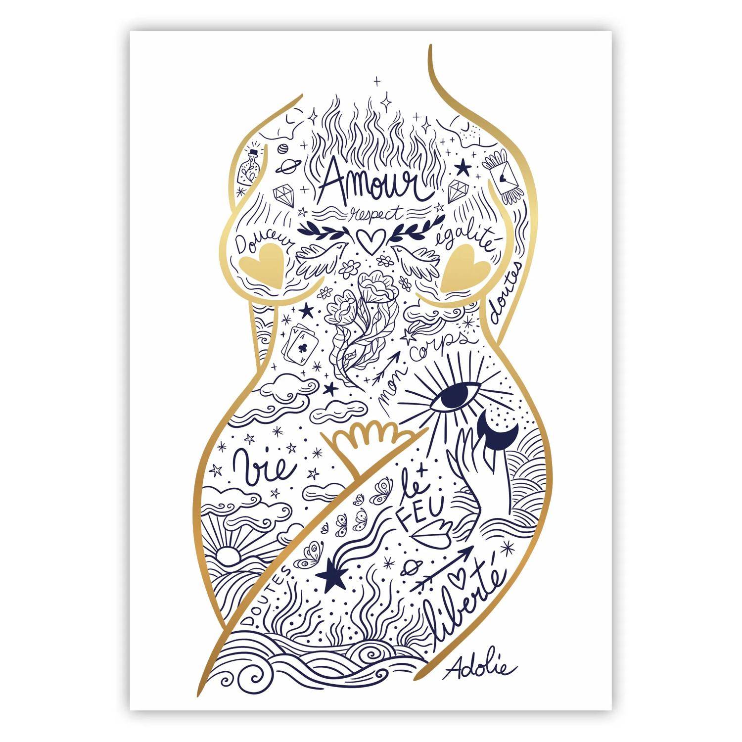 Clairefontaine 5x Korrespondenzset Adolie naturweiß 116299C