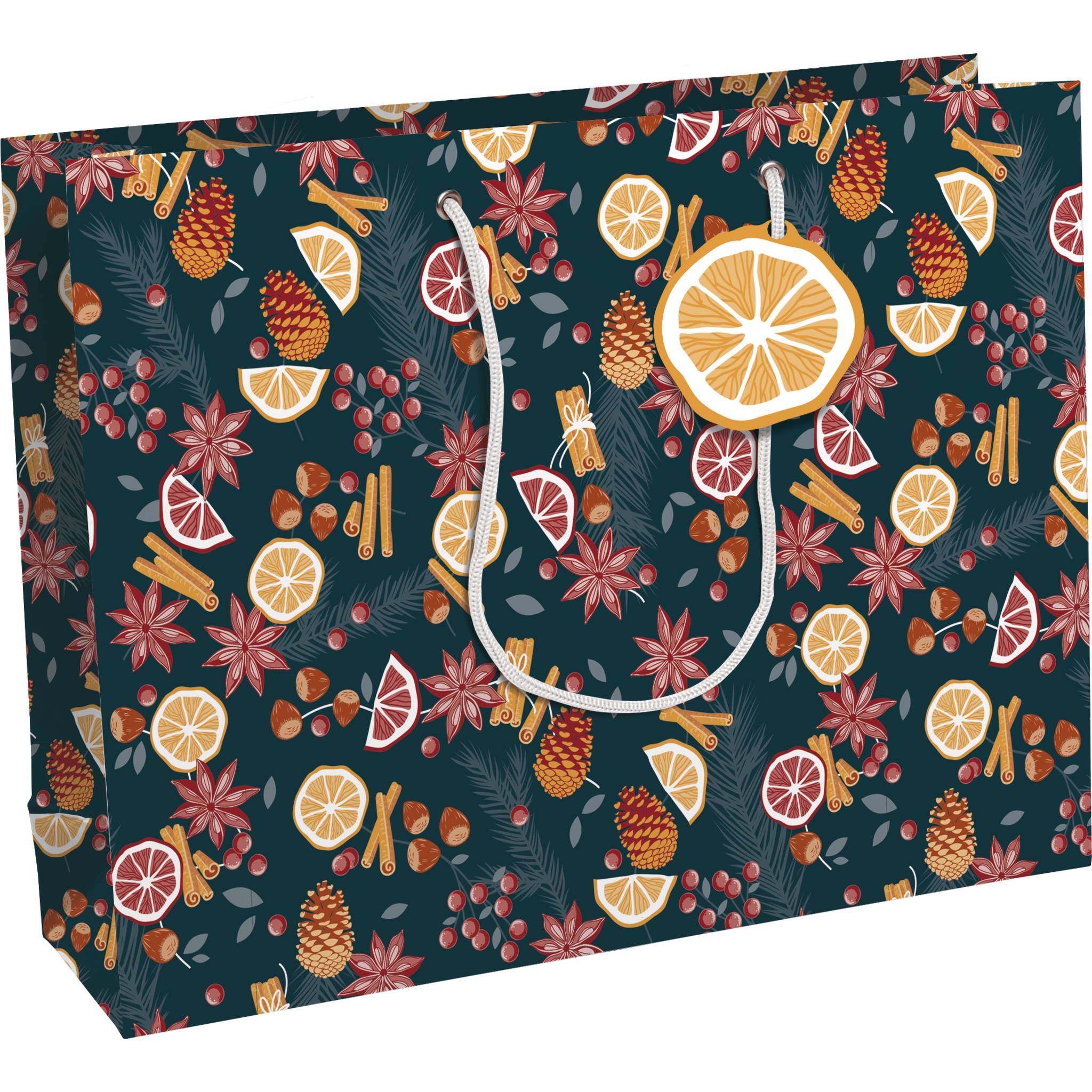 Clairefontaine 6x Zitrus Geschenktasche 37,3x11,8x27,5cm Mehrfarbig X-32778-6C