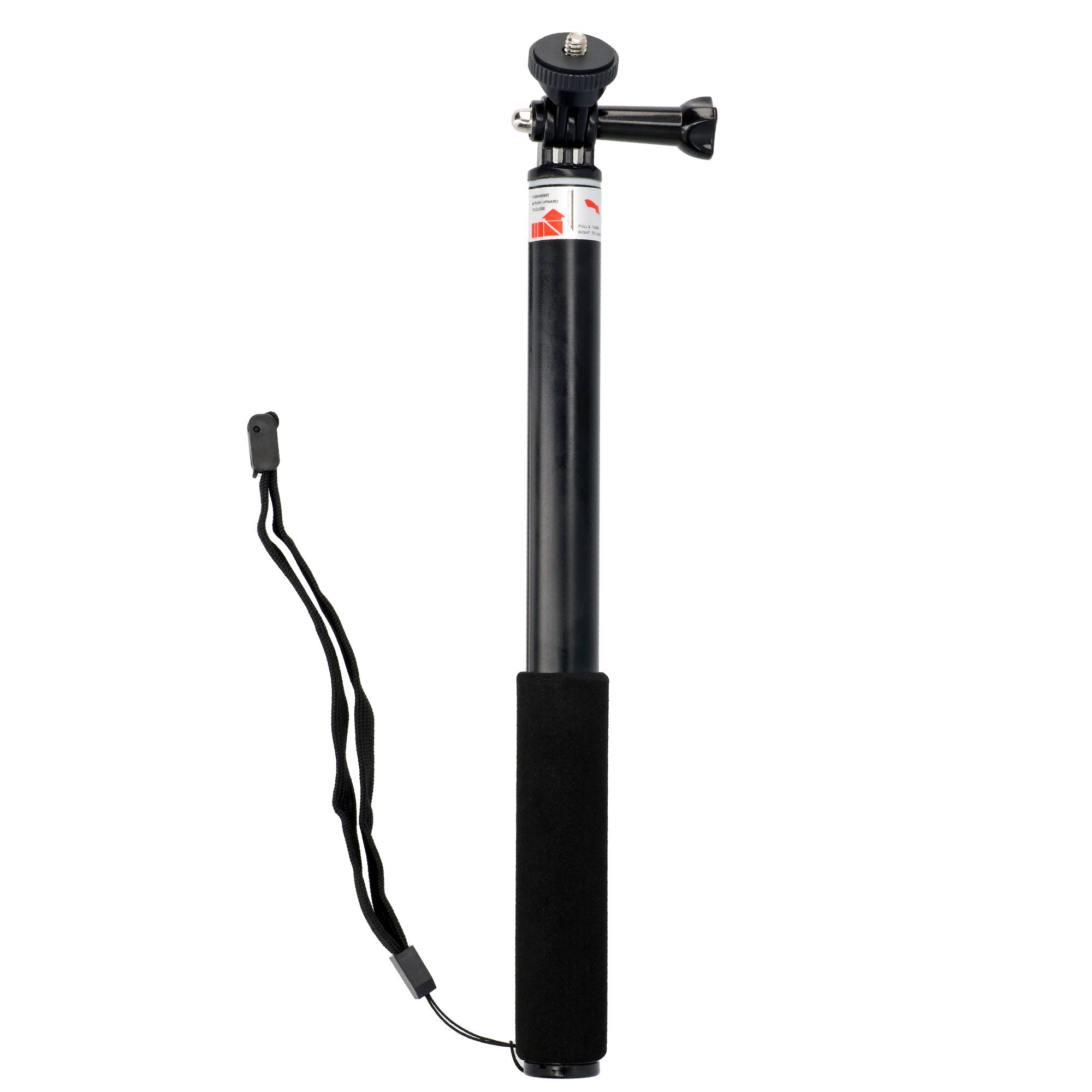 Selfie Stick ausziehbar 4 Sektionen 28-90cm für Actioncams wie GoPro