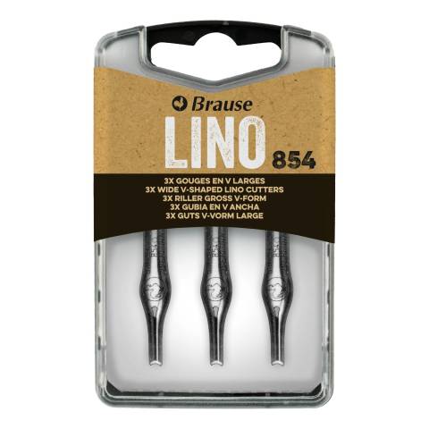 Brause 5x x3 V-formige Linolschneider Nr.854 300854B