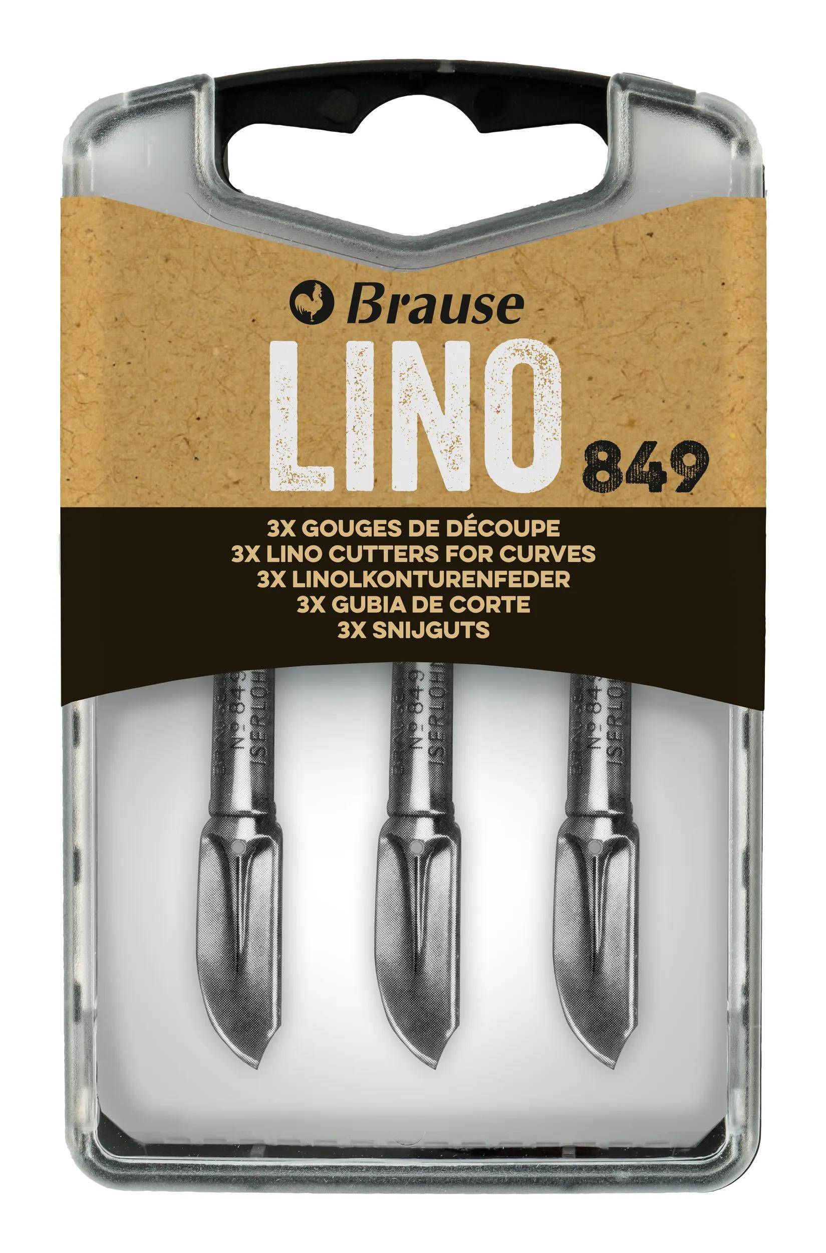 Brause 5x x3 Linolschneider f#r Kurven n#849 300849B