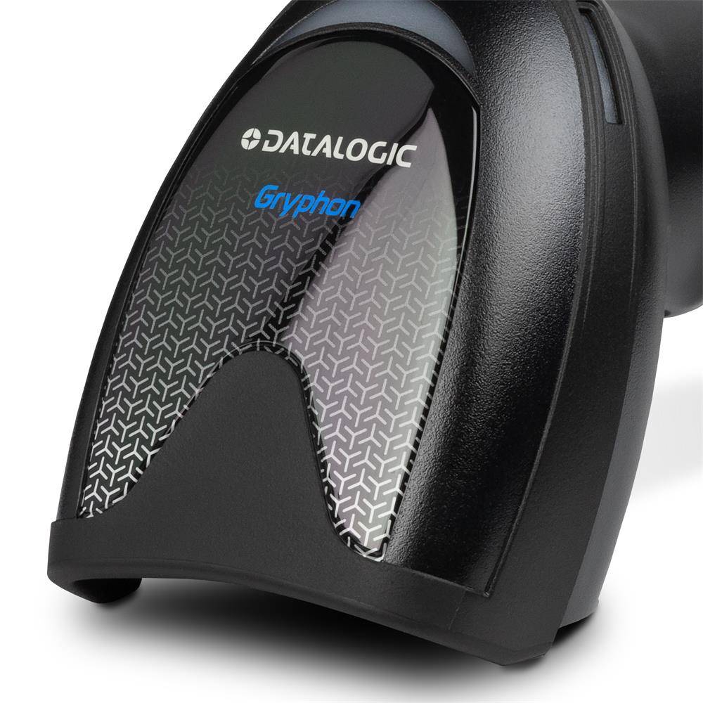 Datalogic Gryphon GD4520 USB Barcodescanner (GD4520-BKK1, Schwarz, 1D-, 2D- & Digimarc-Barcodes)