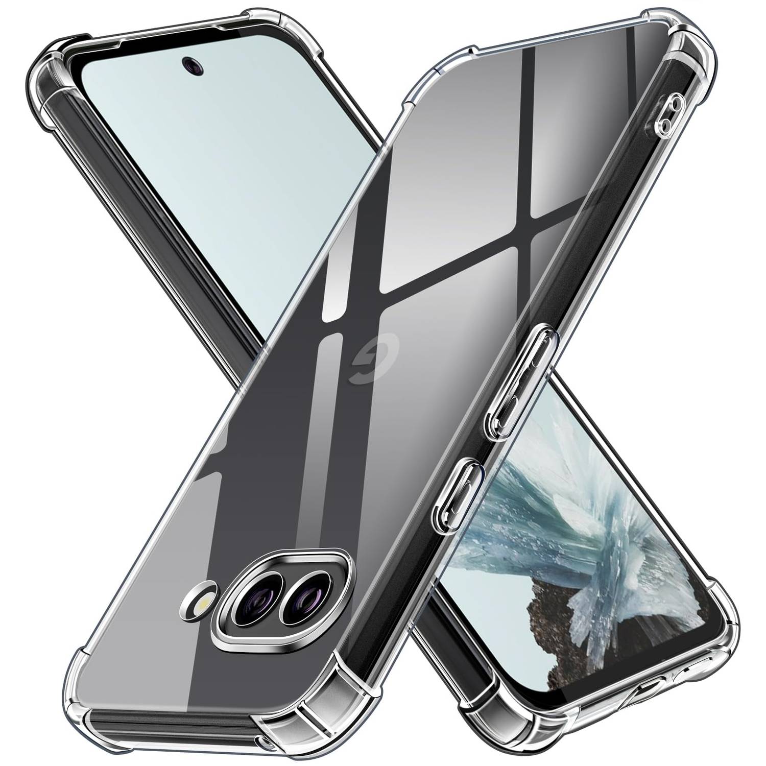 Für Google Pixel 9a Schock Silikon TPU Schutz Hülle Handy Cover Transparent