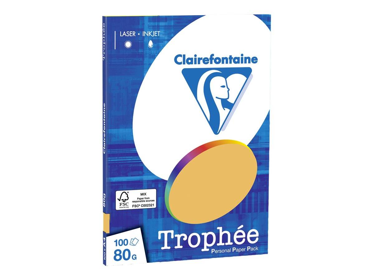 EXACOMPTA - Clairefontaine TROPHEE PPP - Clementine - A4 (210 x 297 mm)