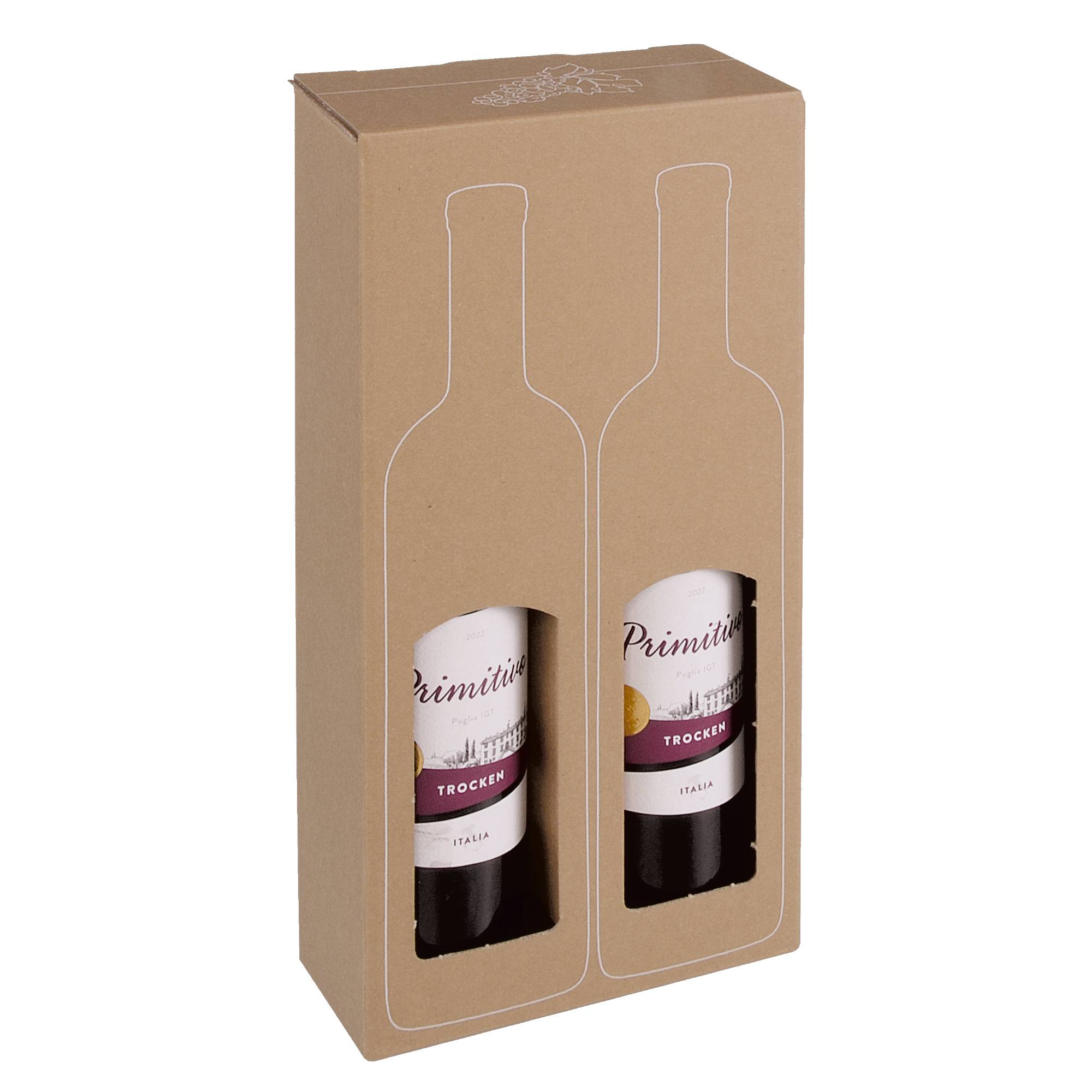 ColomPac Versandkarton Wein SAWP 181.202.10 2Flaschen