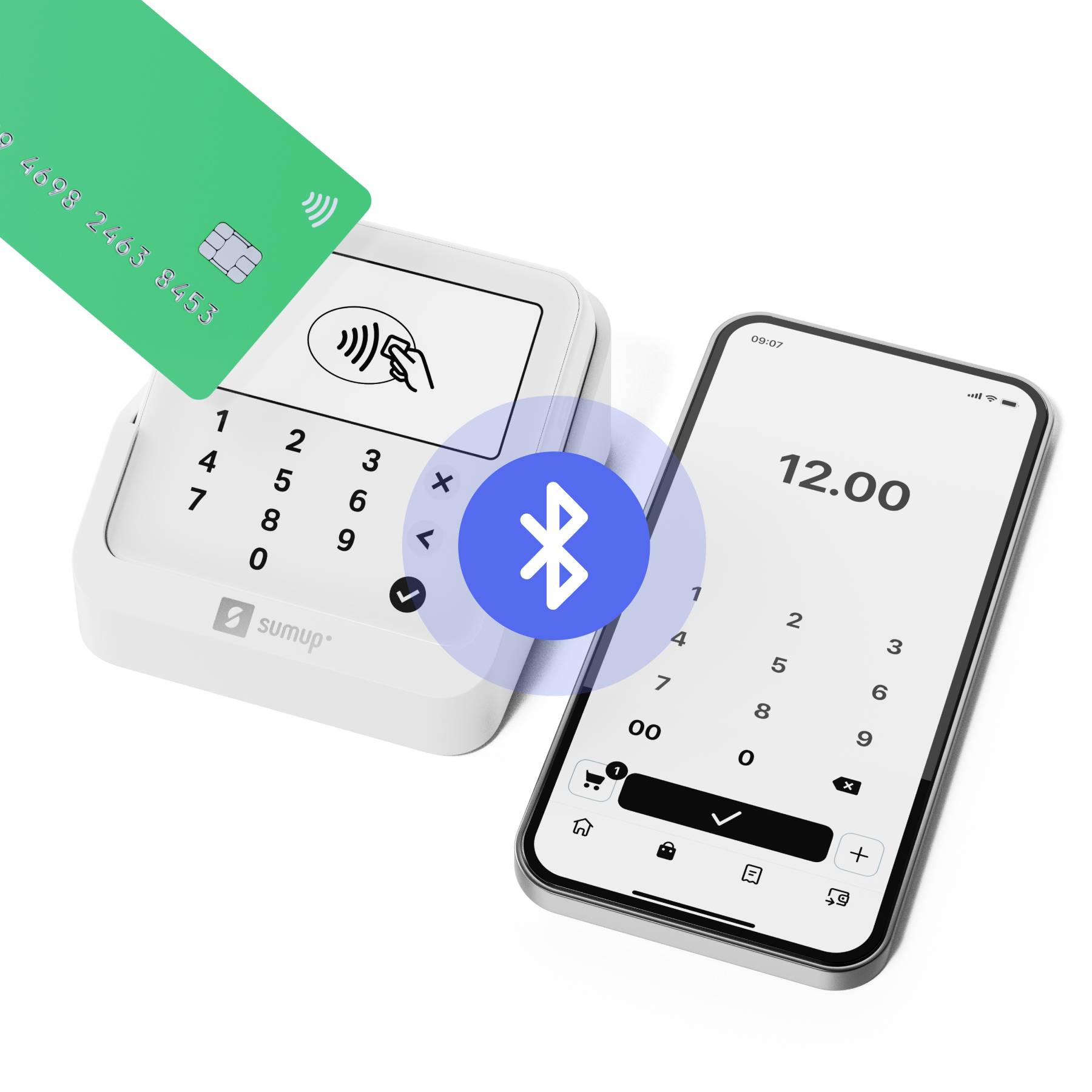 SumUp Solo Lite - EMV-/NFC-Kartenlesegerät - Bluetooth