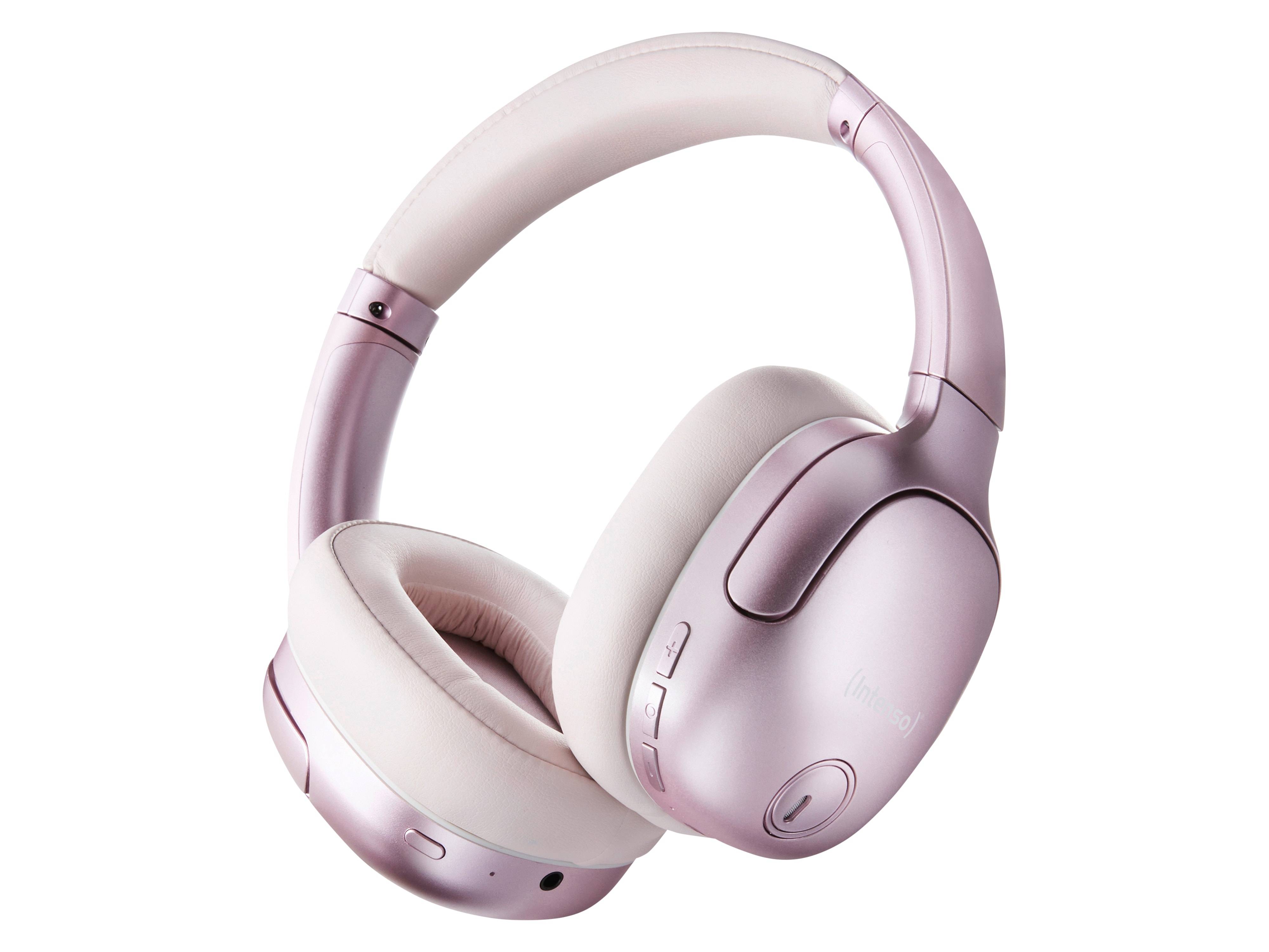 INTENSO Over-Ear Kopfhörer O400HA, TWS, Bluetooth, ANC, rosa