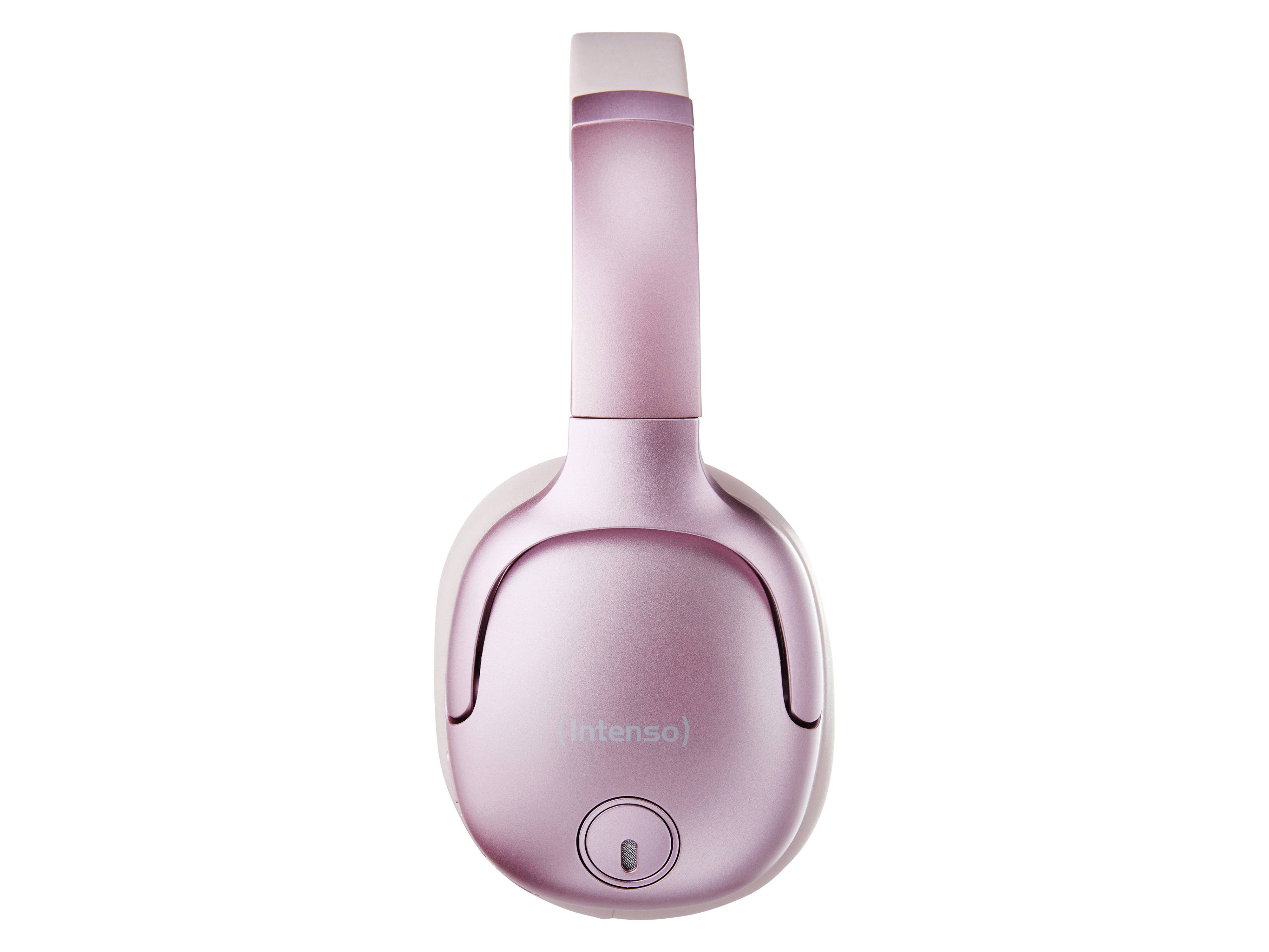 INTENSO Over-Ear Kopfhörer O400HA, TWS, Bluetooth, ANC, rosa
