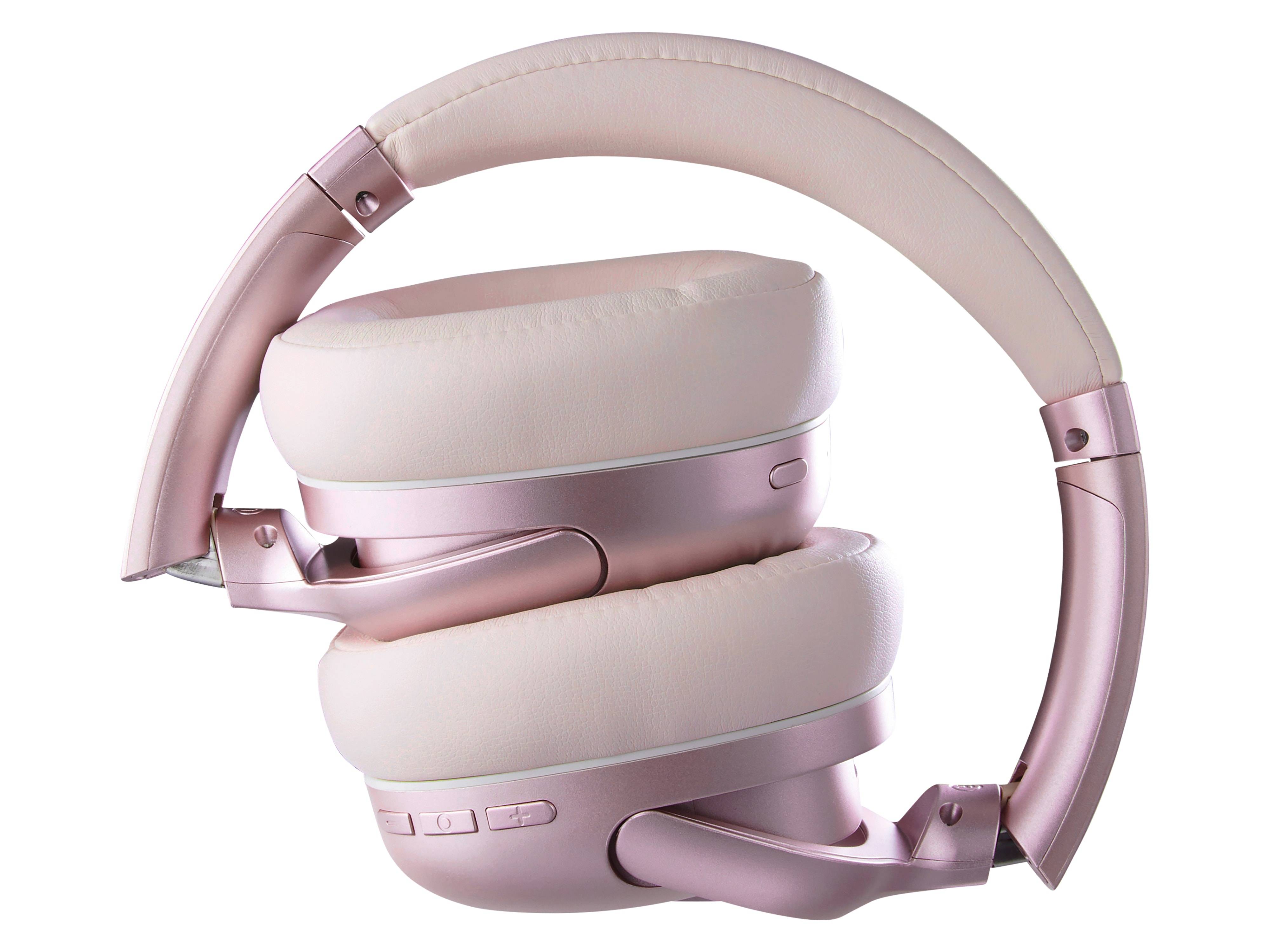 INTENSO Over-Ear Kopfhörer O400HA, TWS, Bluetooth, ANC, rosa