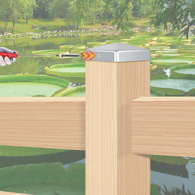 10x Pfosteankappe Pyramide 71x71mm Abdeckkappe für Pfosten Zierkappe Silber