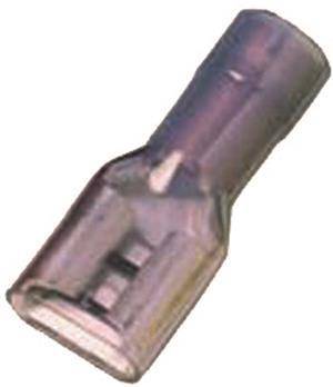 Intercable ICIQ248FHVI Vollisolierte Flachsteckhülse 1,5-2,5qmm 4,8x0,8 blau (Inhalt 100 Stück)