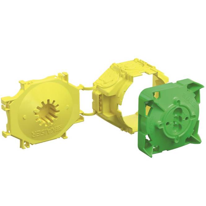 Kaiser Betonbau B1 Wandleuchten- 1248-01 Anschlussdose 2-teilig (Inhalt 20 Stück) Inst.Dosen