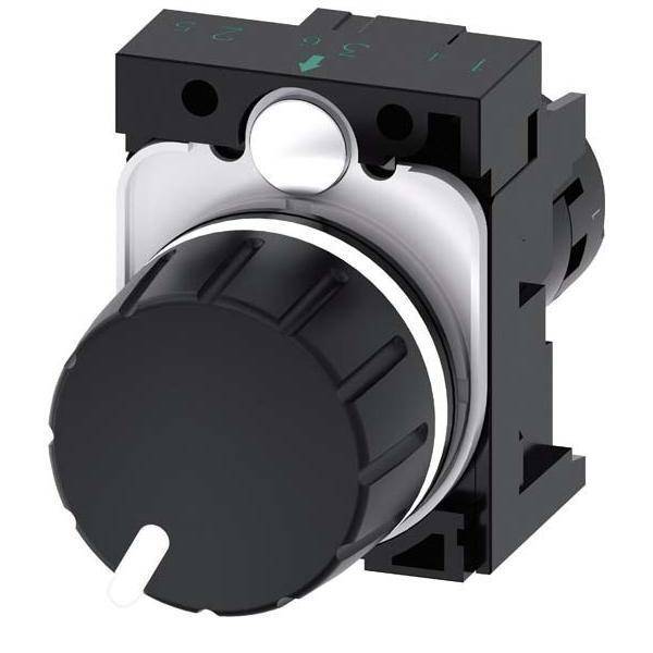 Siemens 3SU1200-2PQ10-1AA0 3SU12002PQ101AA0 Potentiometer 22mm rund Industriematerial