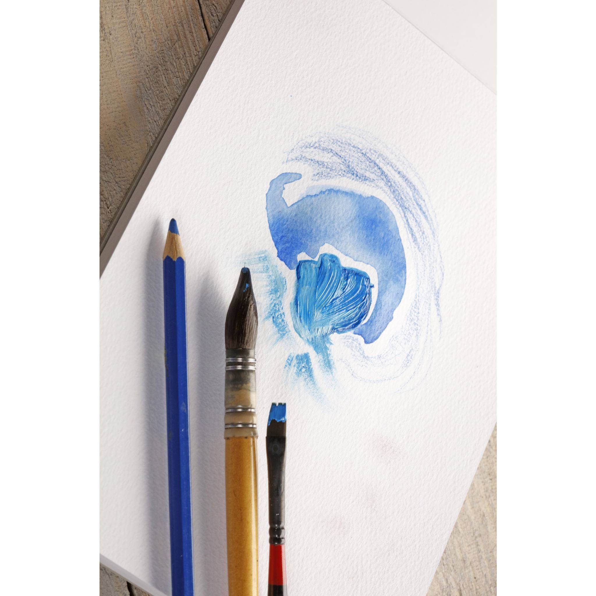 Clairefontaine PaintON à grain/gekörnt, 10 Bogen 50x65 cm, 250g, weiß, 975052C