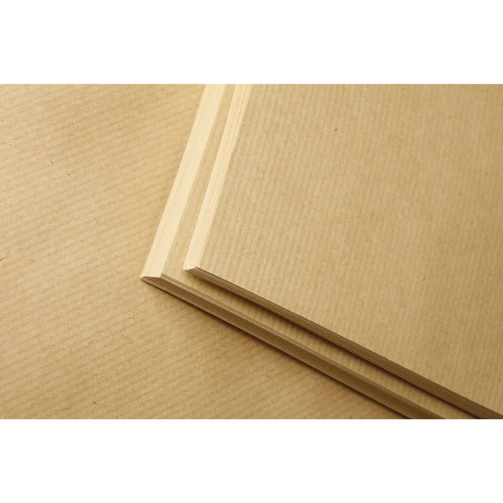 Clairefontaine Braunes Kraftpapier, Ries, gerippt, A3, 125 Bogen 90g 396006C