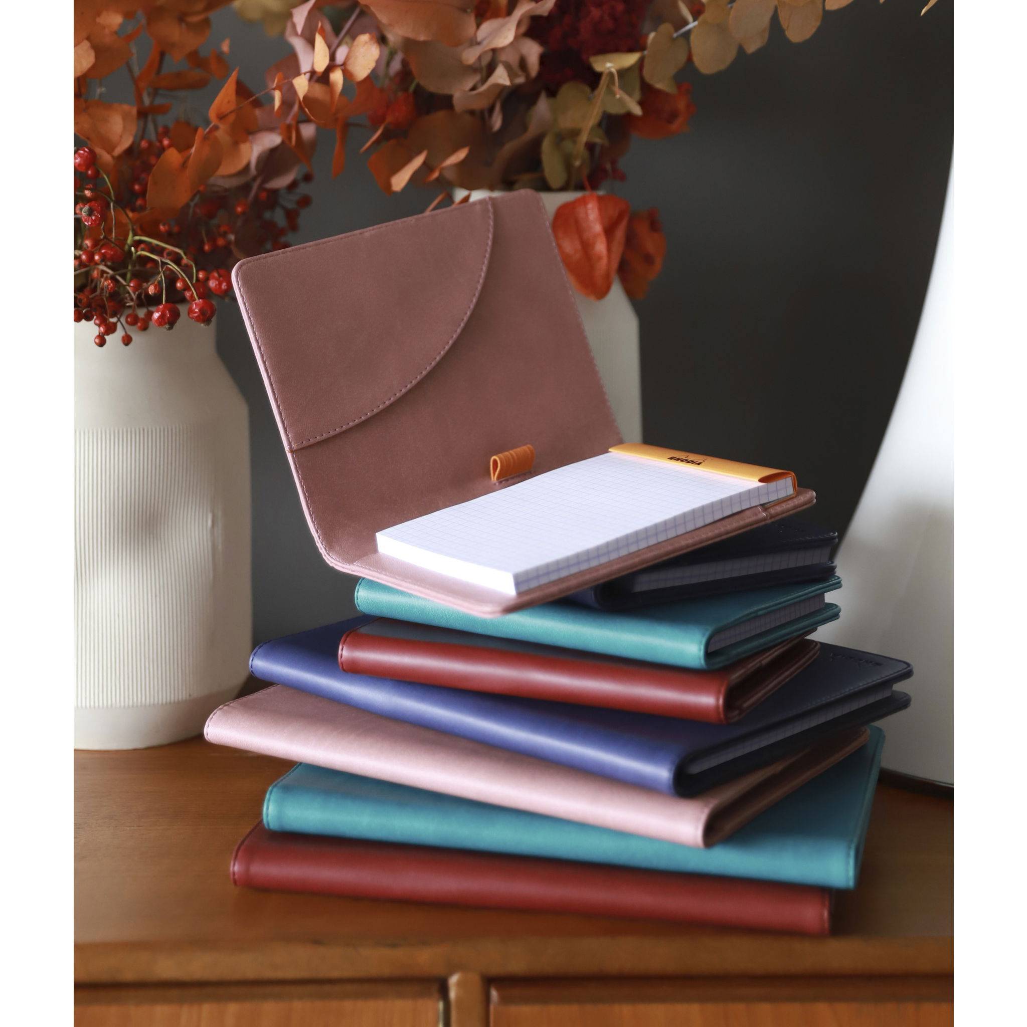 Rhodia Mappe für Block oder Notizheft A5, N°16 17,5x23,5 cm Taupe 216002C