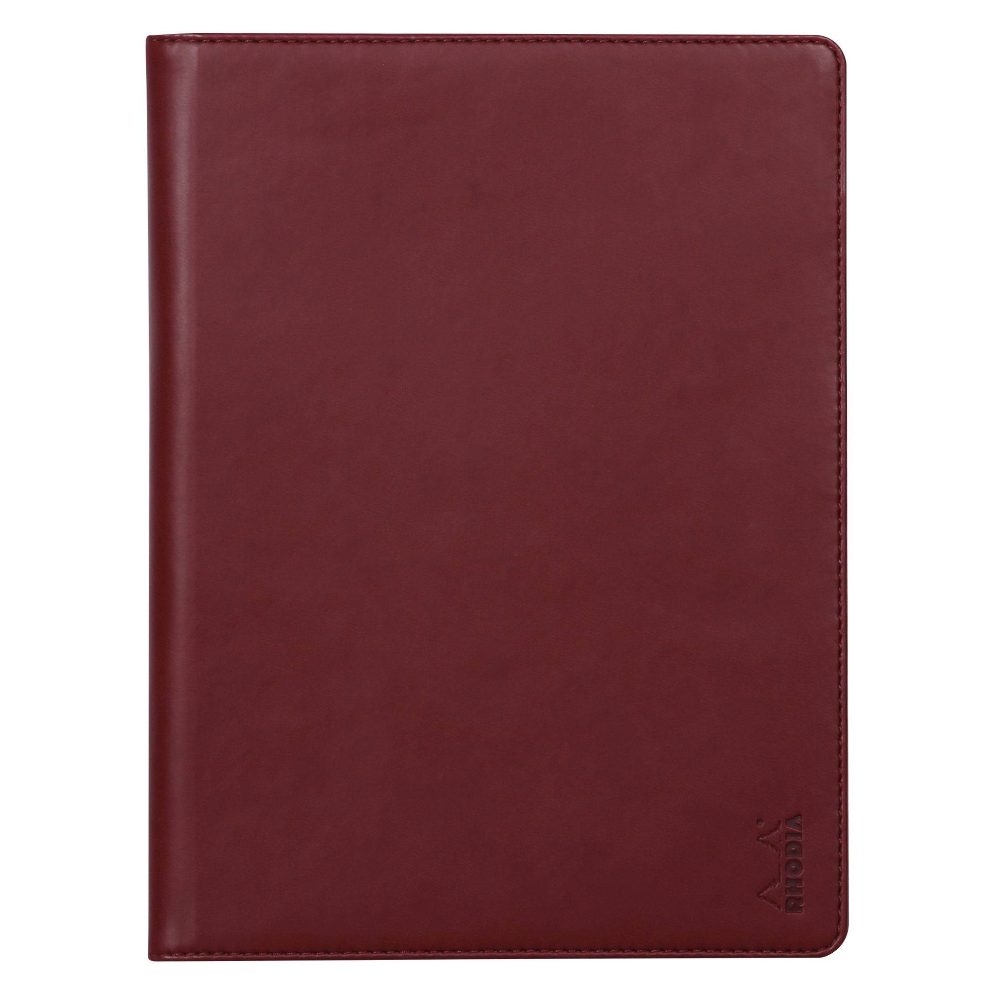 Rhodia Mappe für Block oder Notizheft A5, N°16 17,5x23,5 cm Weinrot 216008C