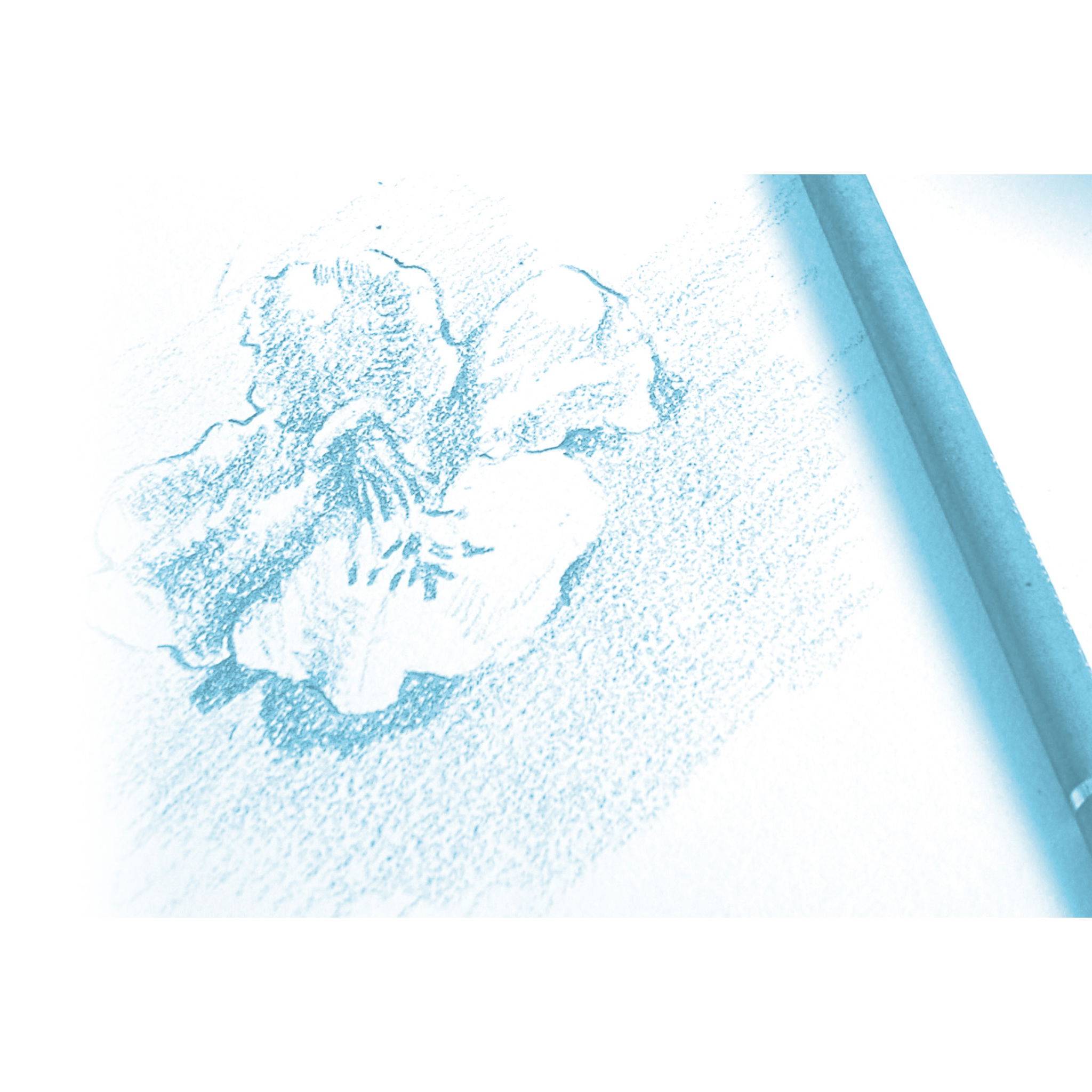 Clairefontaine 5x Gekörntes Zeichenpapier Block geleimt 40 Blatt A5 weiß 96686C