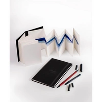 Rhodia Watercolor Book A5, 100% Hadern 300g, 24 Seiten (12x2) Schwarz 116153C Rhodia Watercolor Book A5, 100% Hadern 300g, 24 Seiten (12x2) Schwarz 116153C