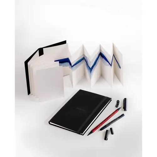 Rhodia Watercolor Book A5, 100% Hadern 300g, 24 Seiten (12x2) Schwarz 116153C Rhodia Watercolor Book A5, 100% Hadern 300g, 24 Seiten (12x2) Schwarz 116153C