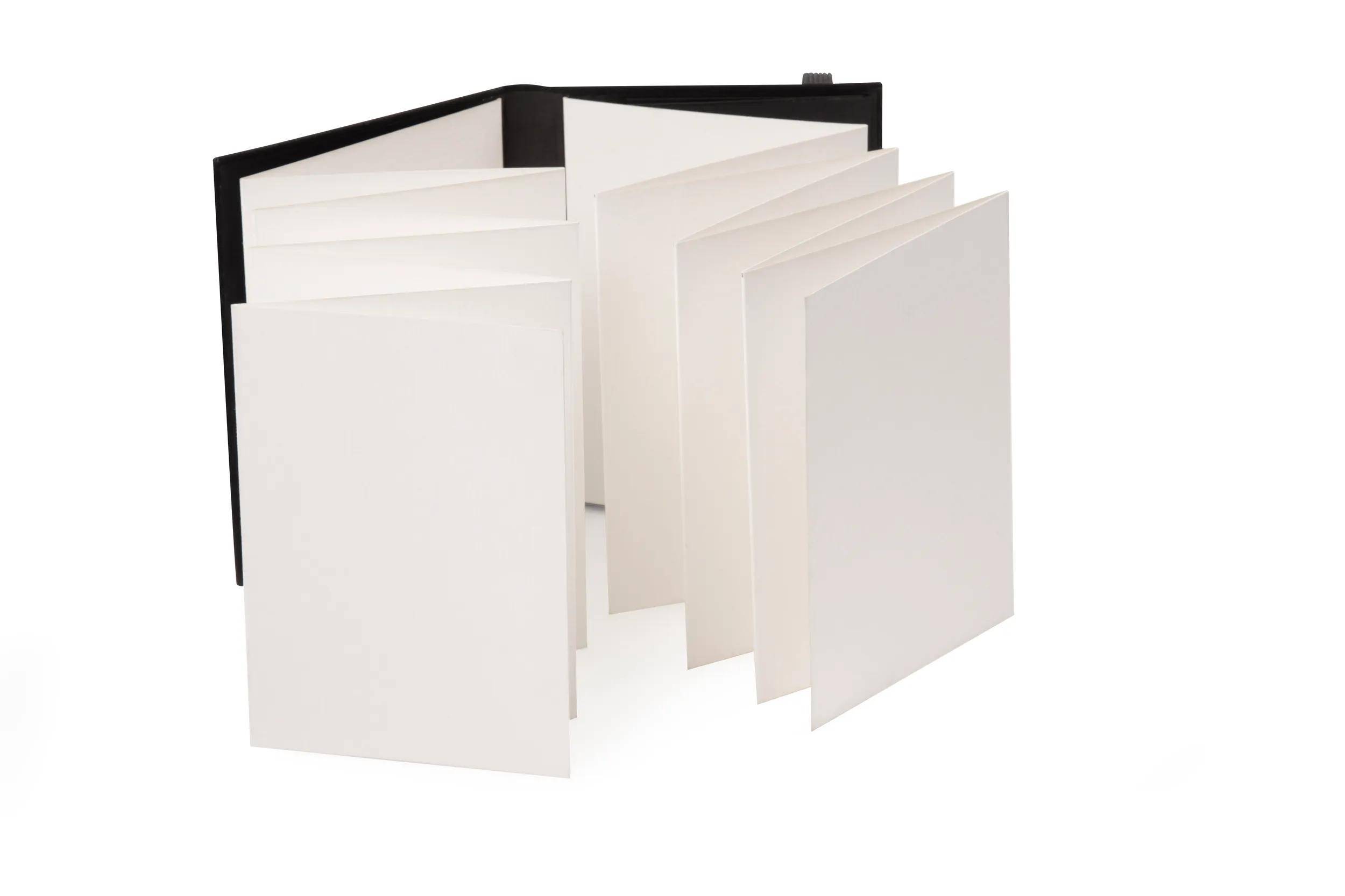 Rhodia Watercolor Book A6, 100% Hadern 300g, 32 Seiten (16x2) Schwarz 116152C