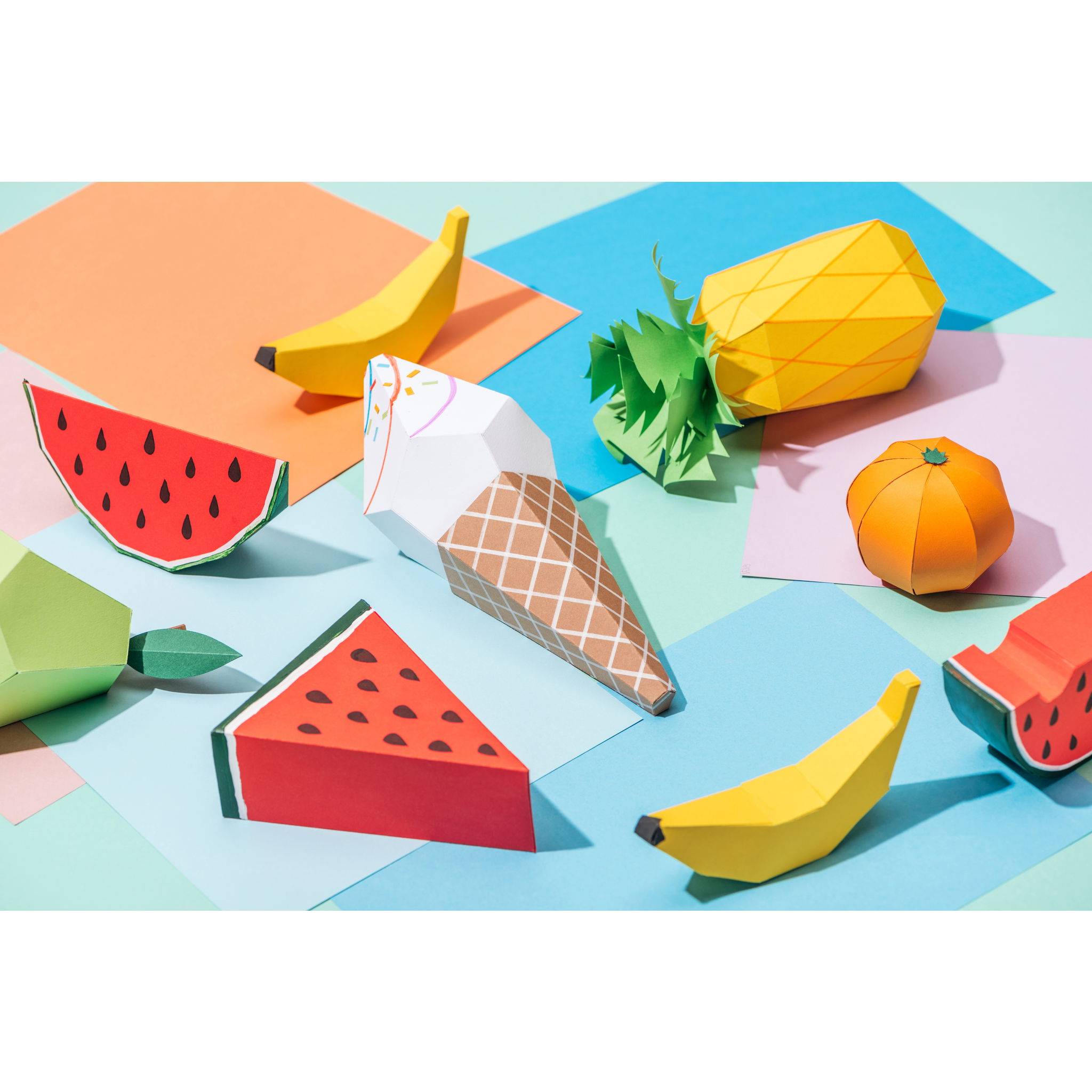 Clairefontaine Fotokarton, Packung mit 25 Bogen 50x65cm, 300g Sortierung 455699C