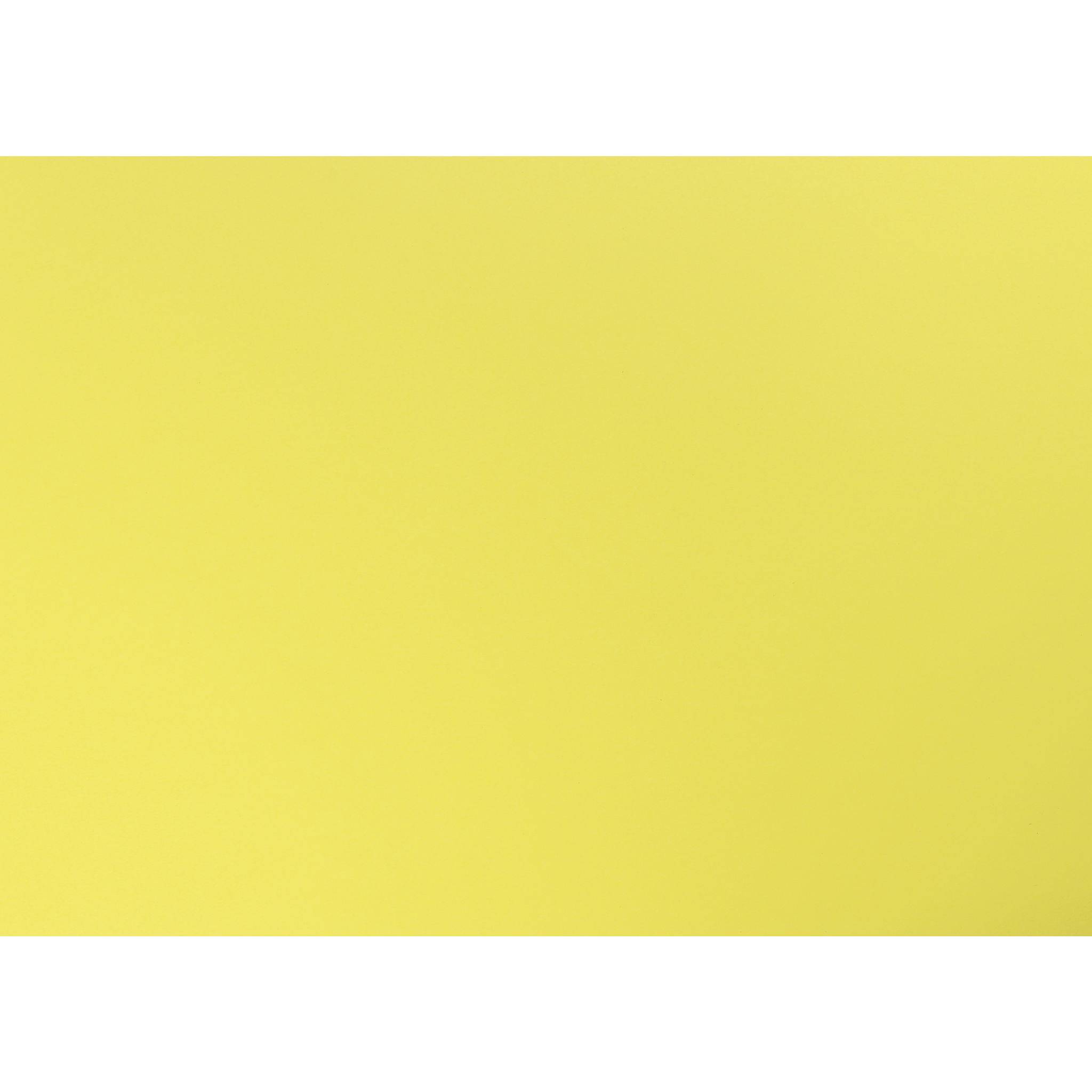 Clairefontaine Tonzeichenpapier Pack. 25 Bogen 50x65cm Zitronengelb 455315C