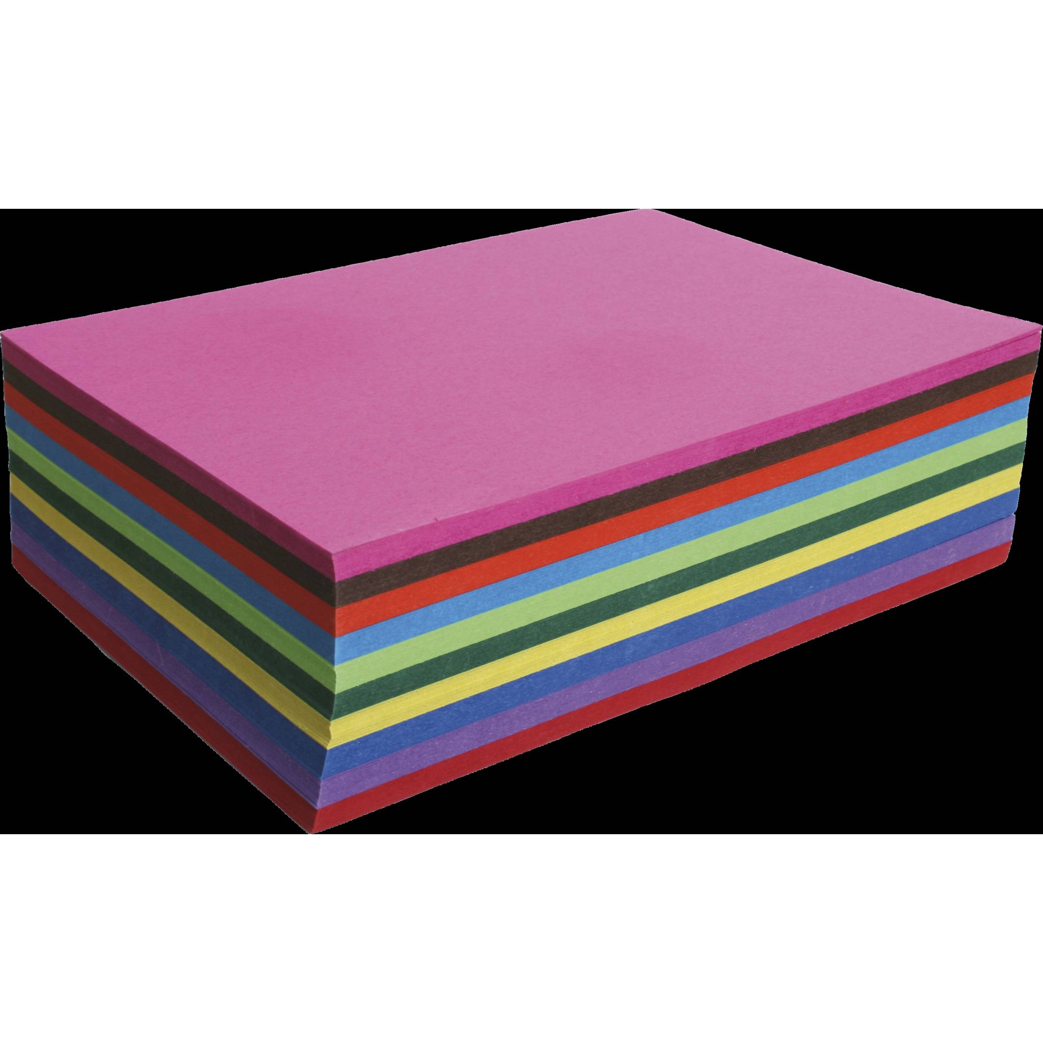 Clairefontaine Fotokarton, Packung mit 250 Bogen A4 270g - Sortierung 455402C