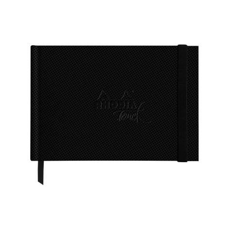 Rhodia Touch, Watercolor Book, 100% Hadern 300g, 20 Bl, A6 Quer Schwarz 116154C