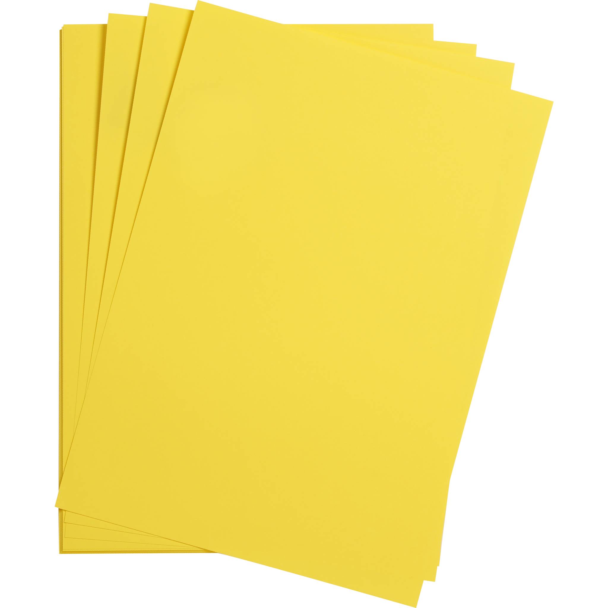 Clairefontaine Maya Fotokarton 50x70cm 270g 125 Bogen - Zitronengelb| 397254C